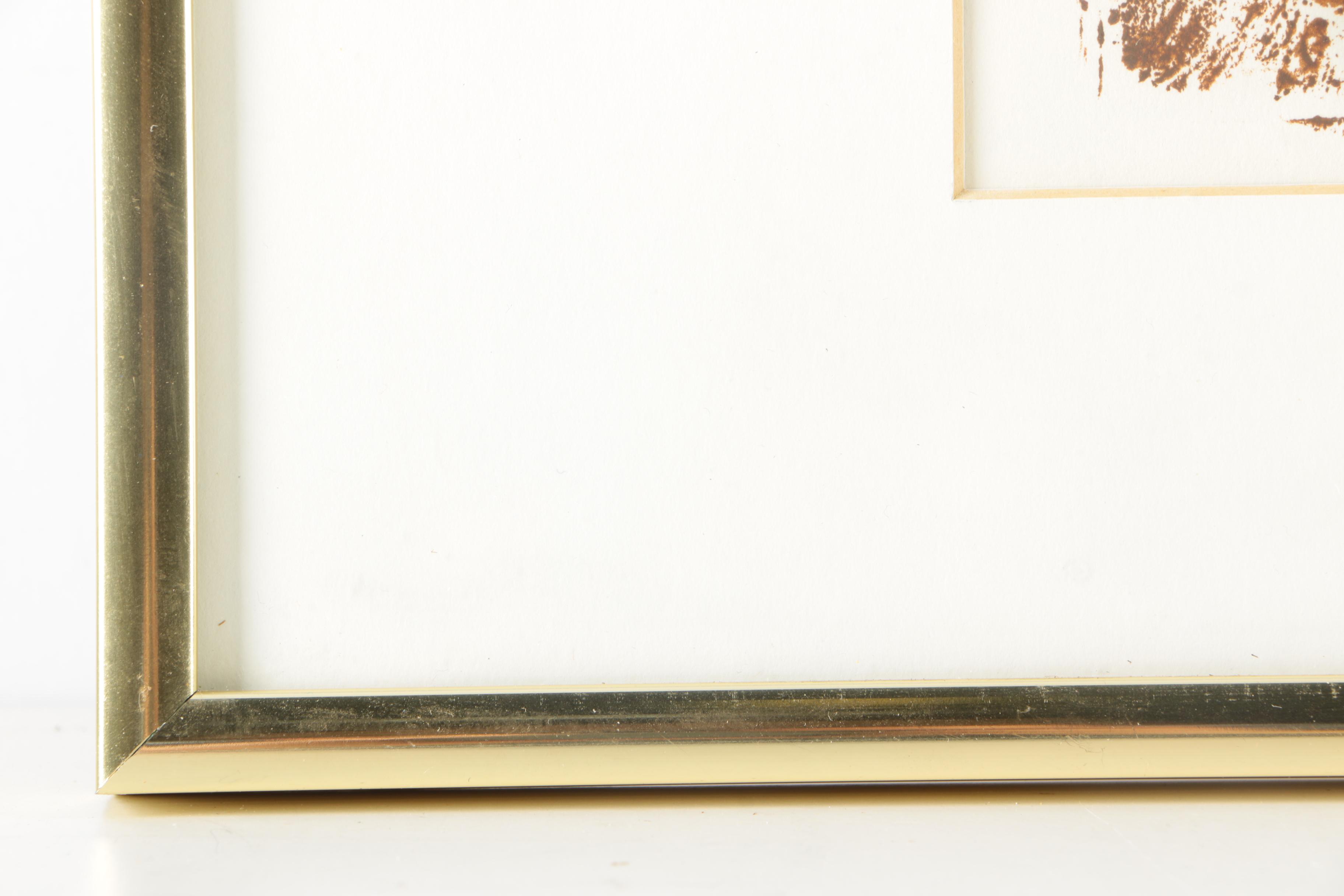 Three Nina Cohen Mono-prints of Trees