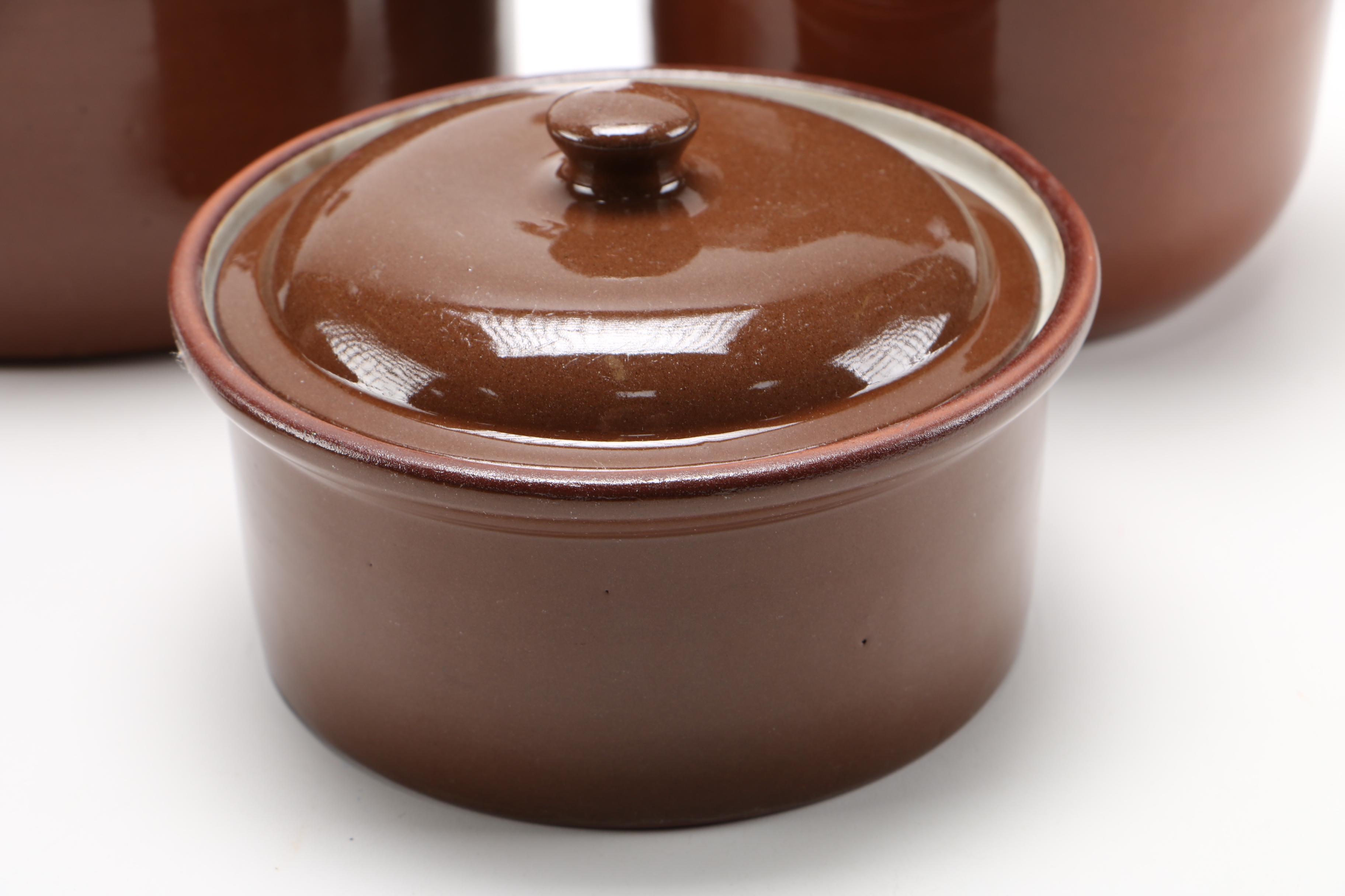 Stoneware Crocks Featuring Weller