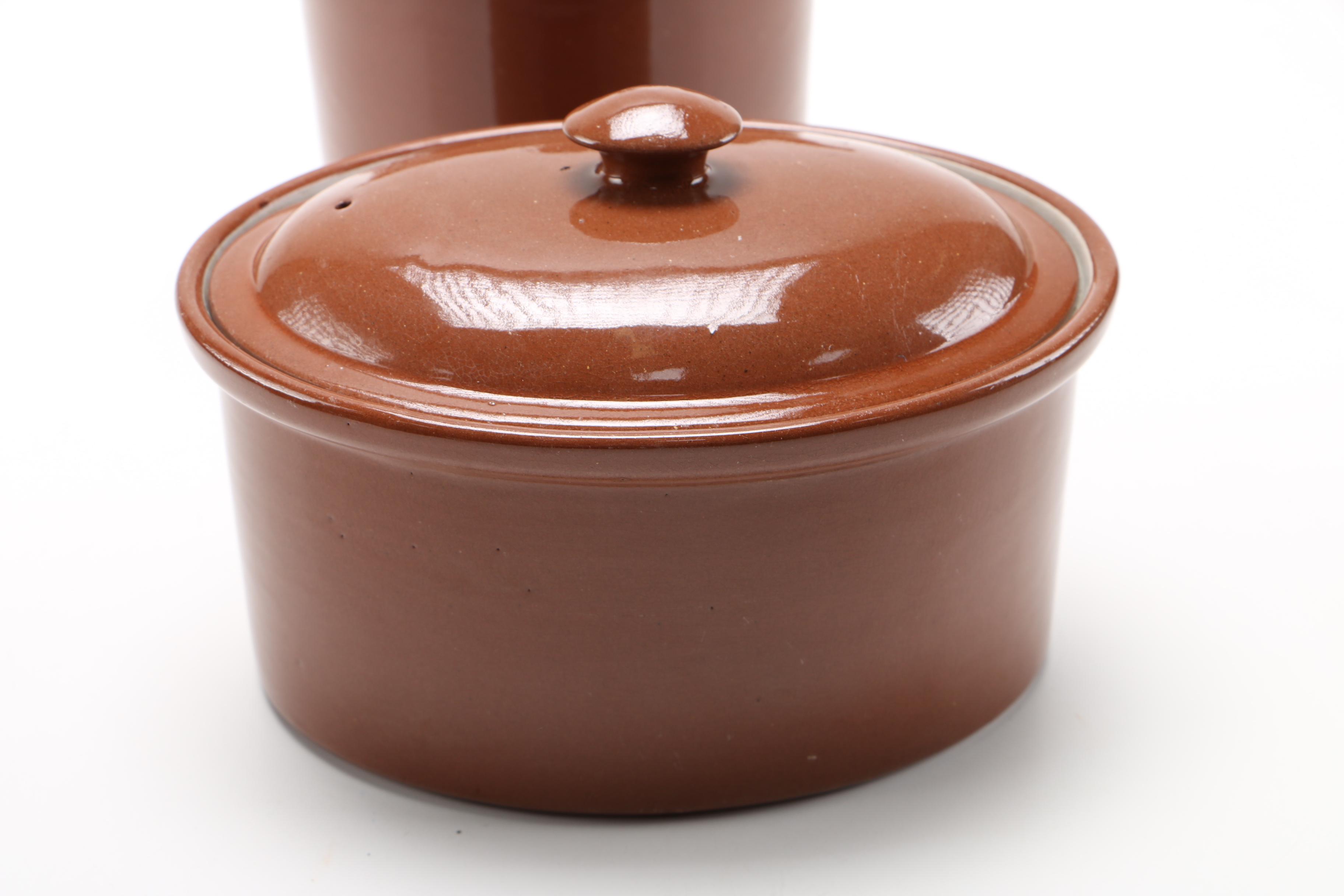 Stoneware Crocks Featuring Weller