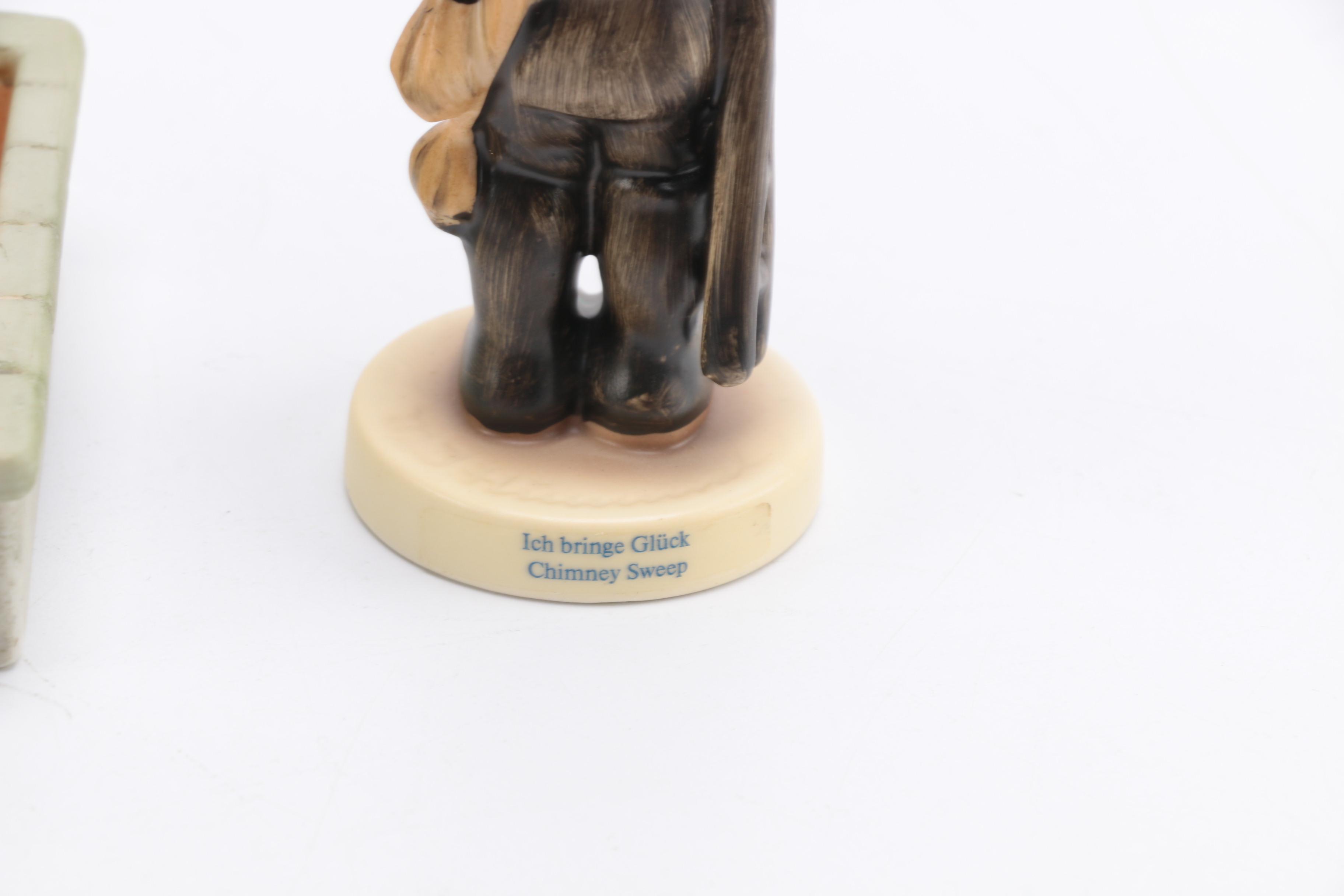 Chimney Sweep Figurine and House
