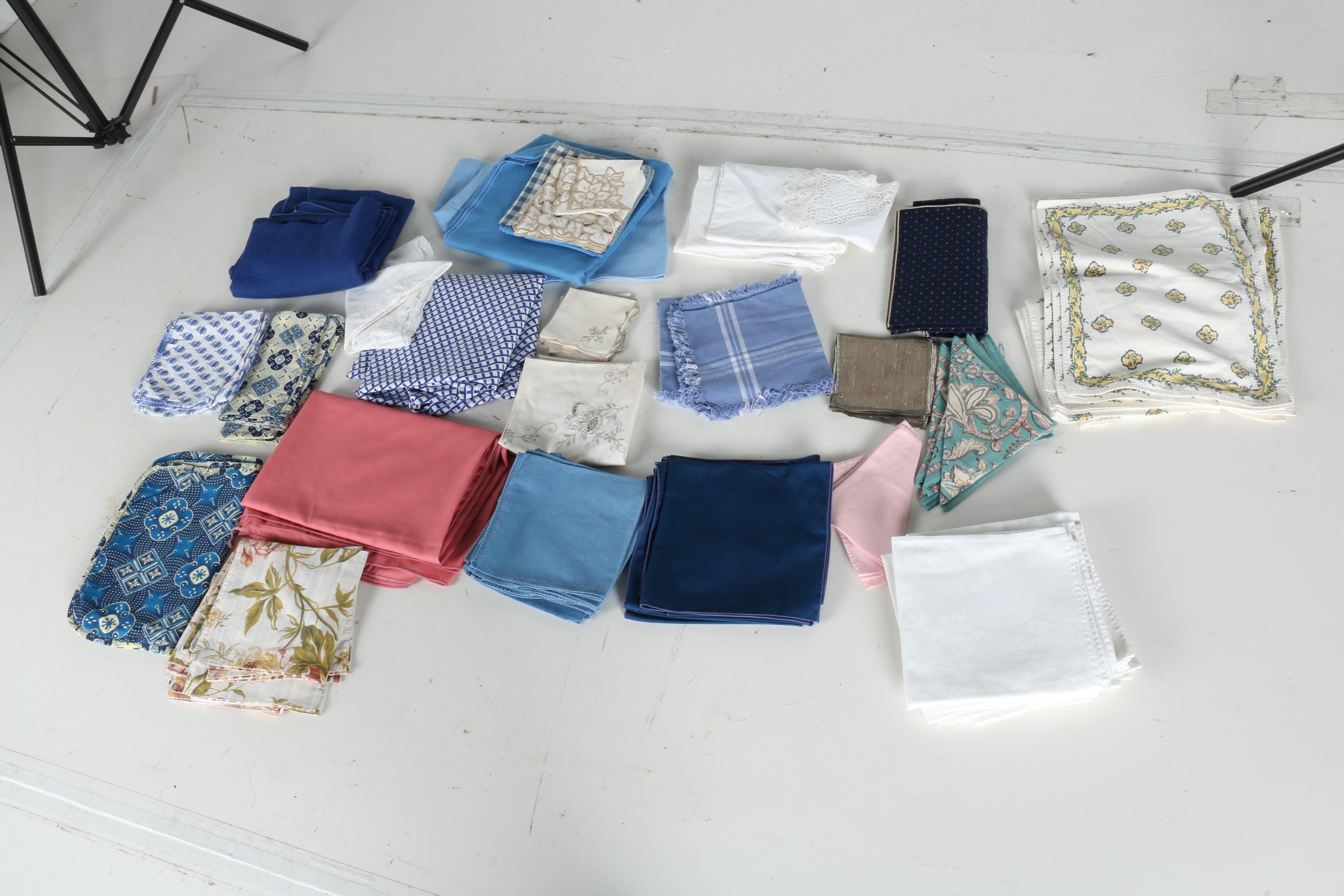 Assortment of Vintage Linens