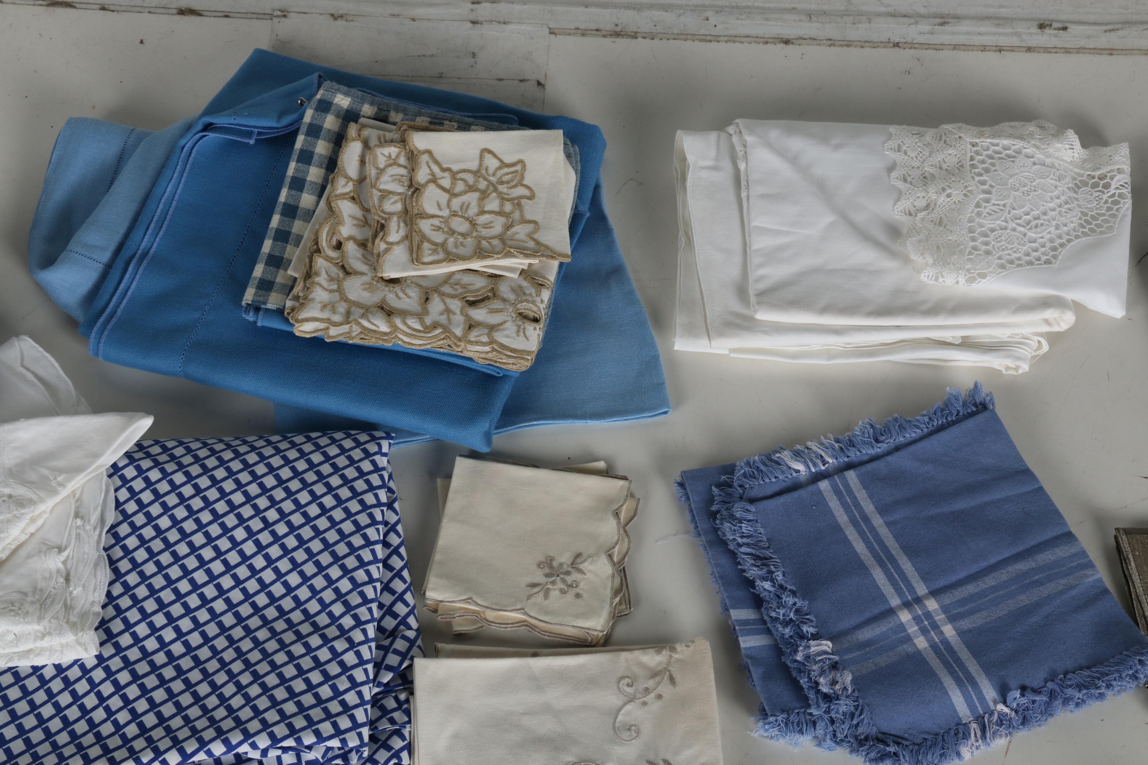 Assortment of Vintage Linens