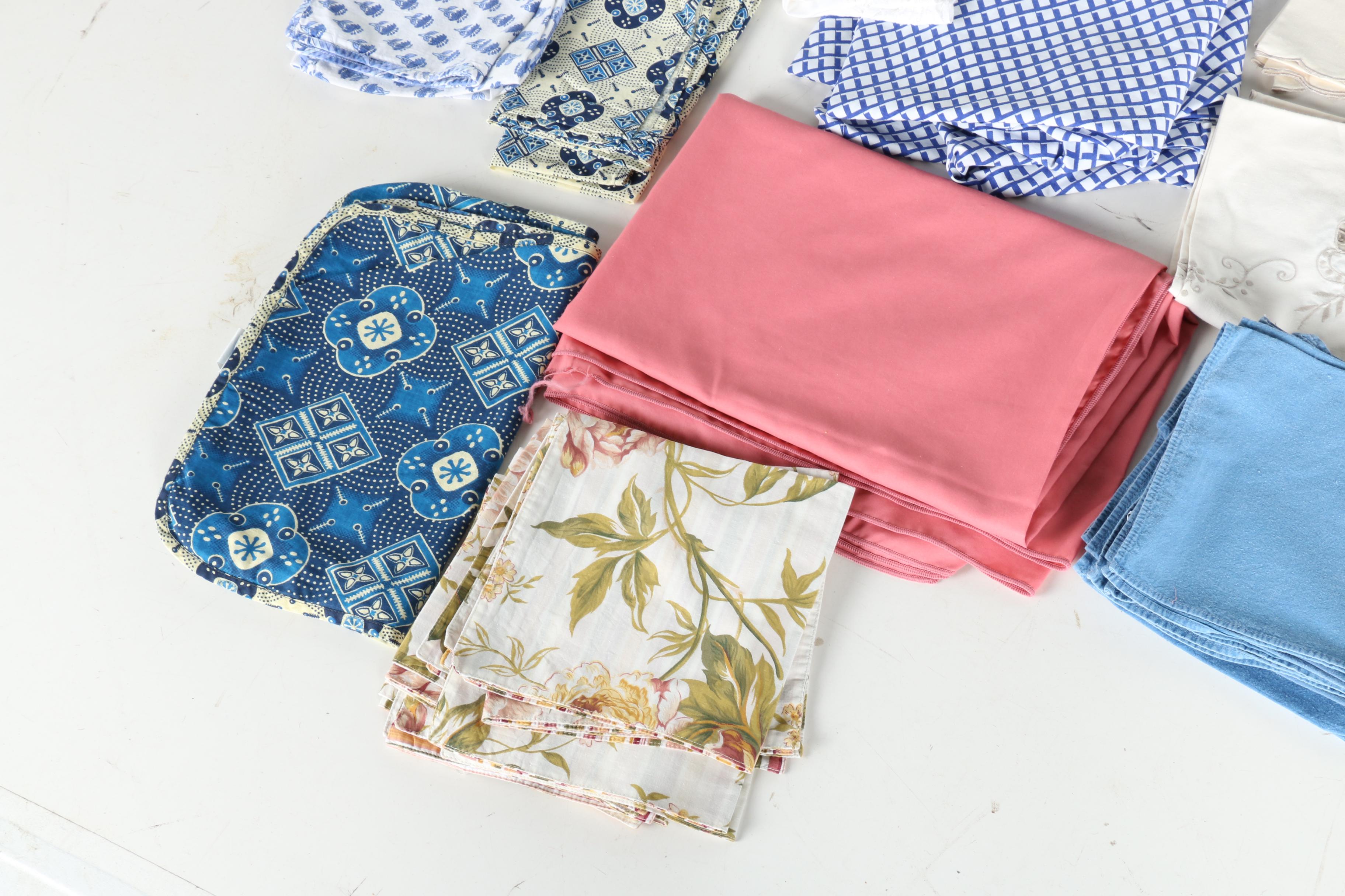 Assortment of Vintage Linens