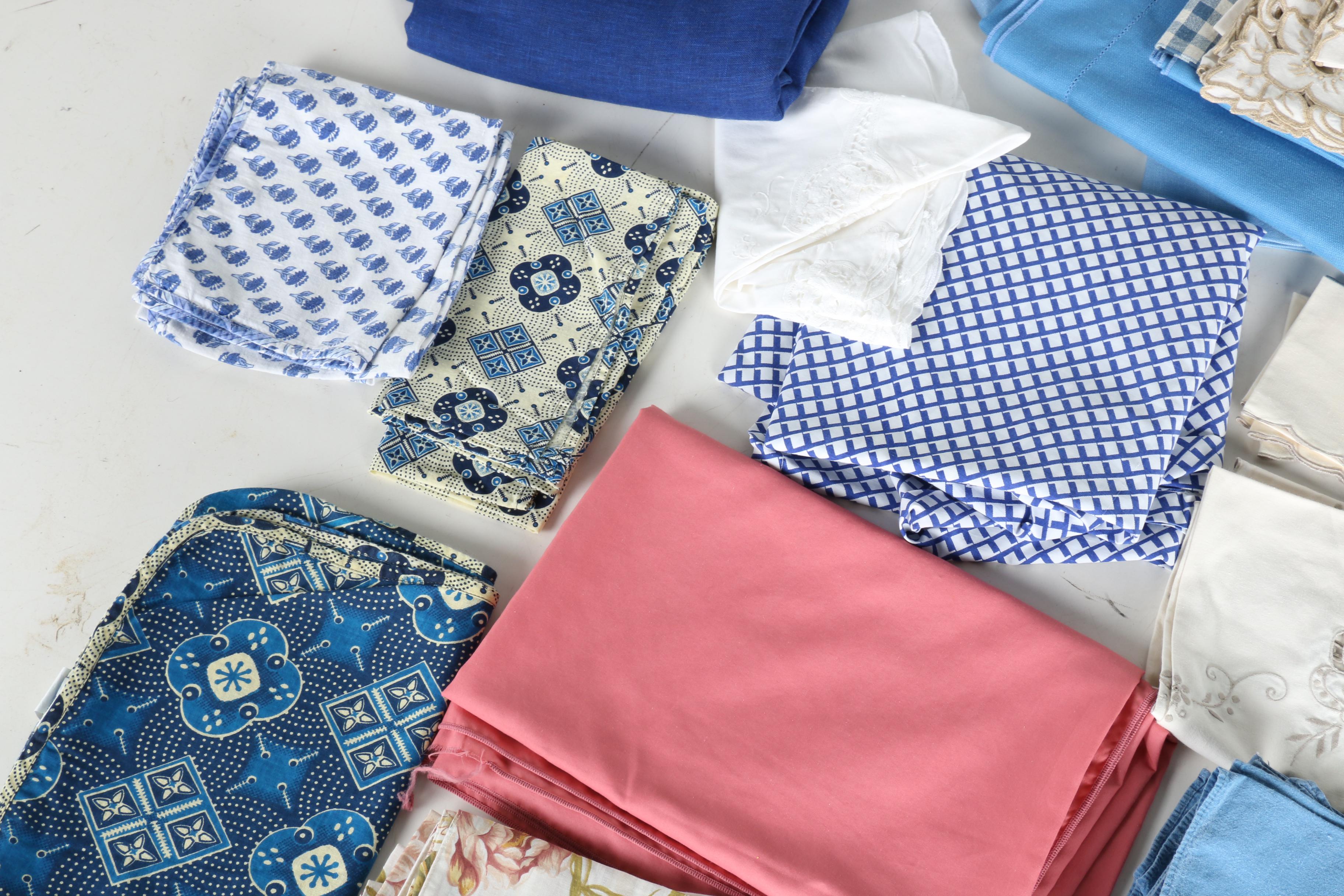 Assortment of Vintage Linens
