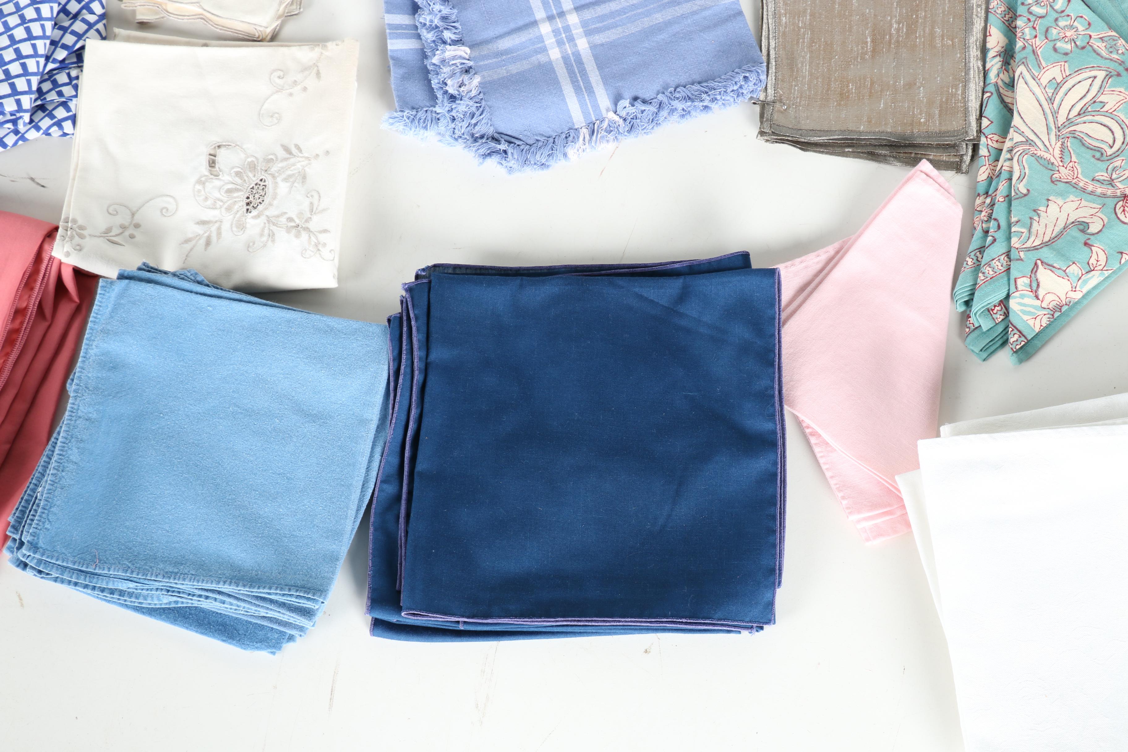 Assortment of Vintage Linens