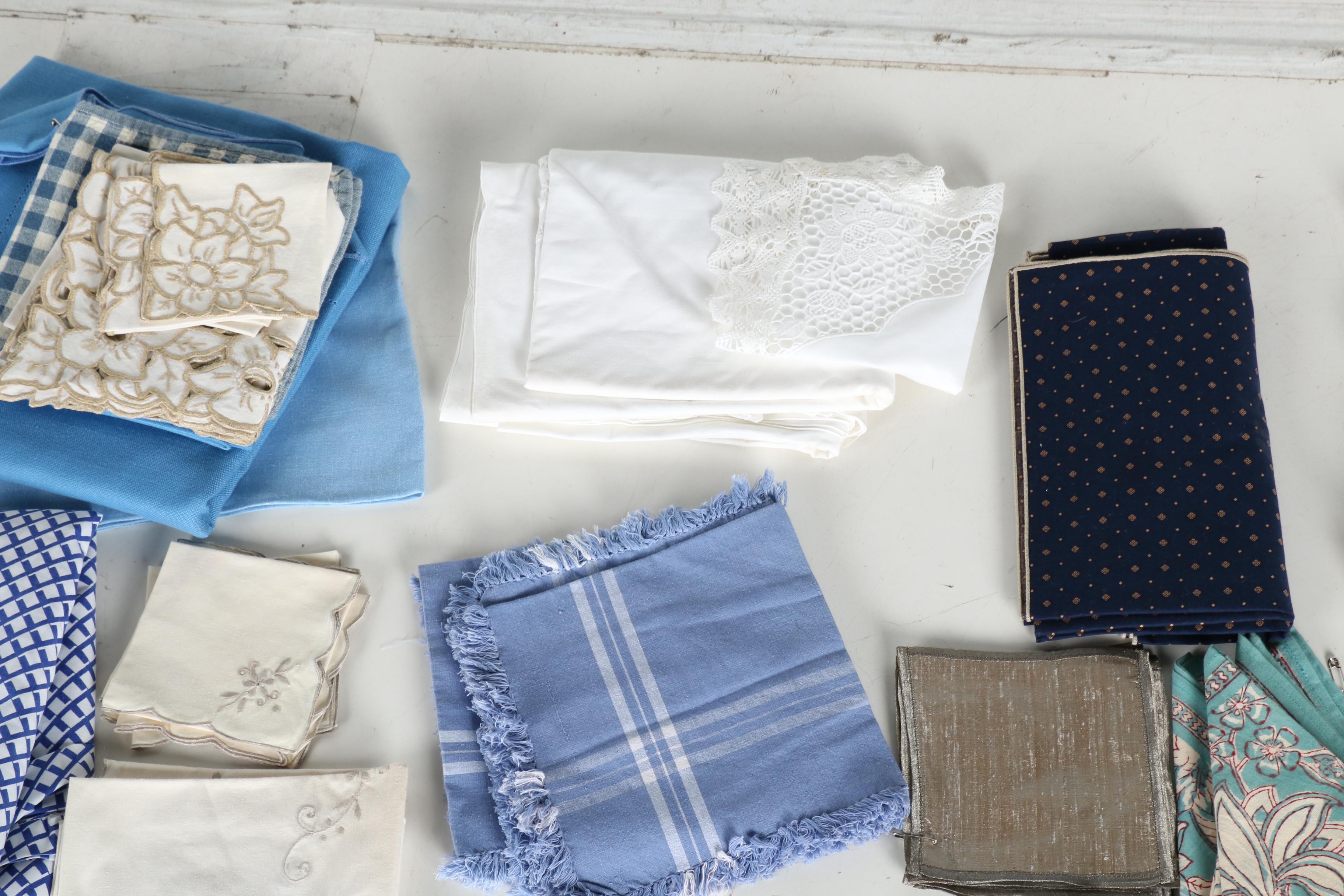 Assortment of Vintage Linens