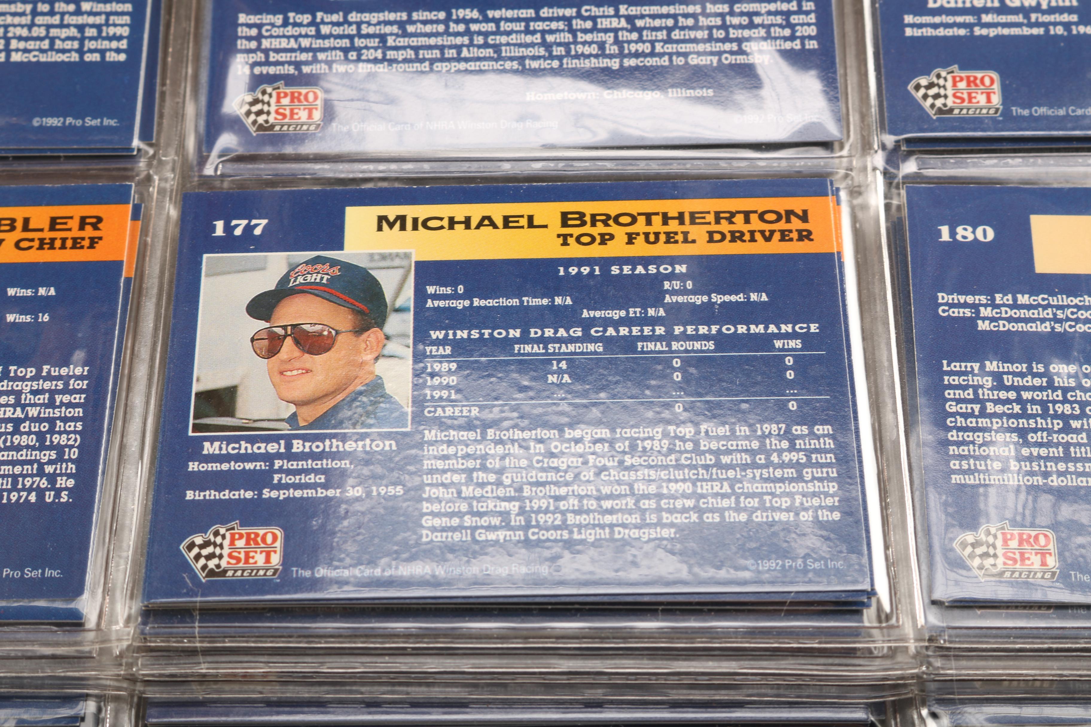 ProSet Racing Cards
