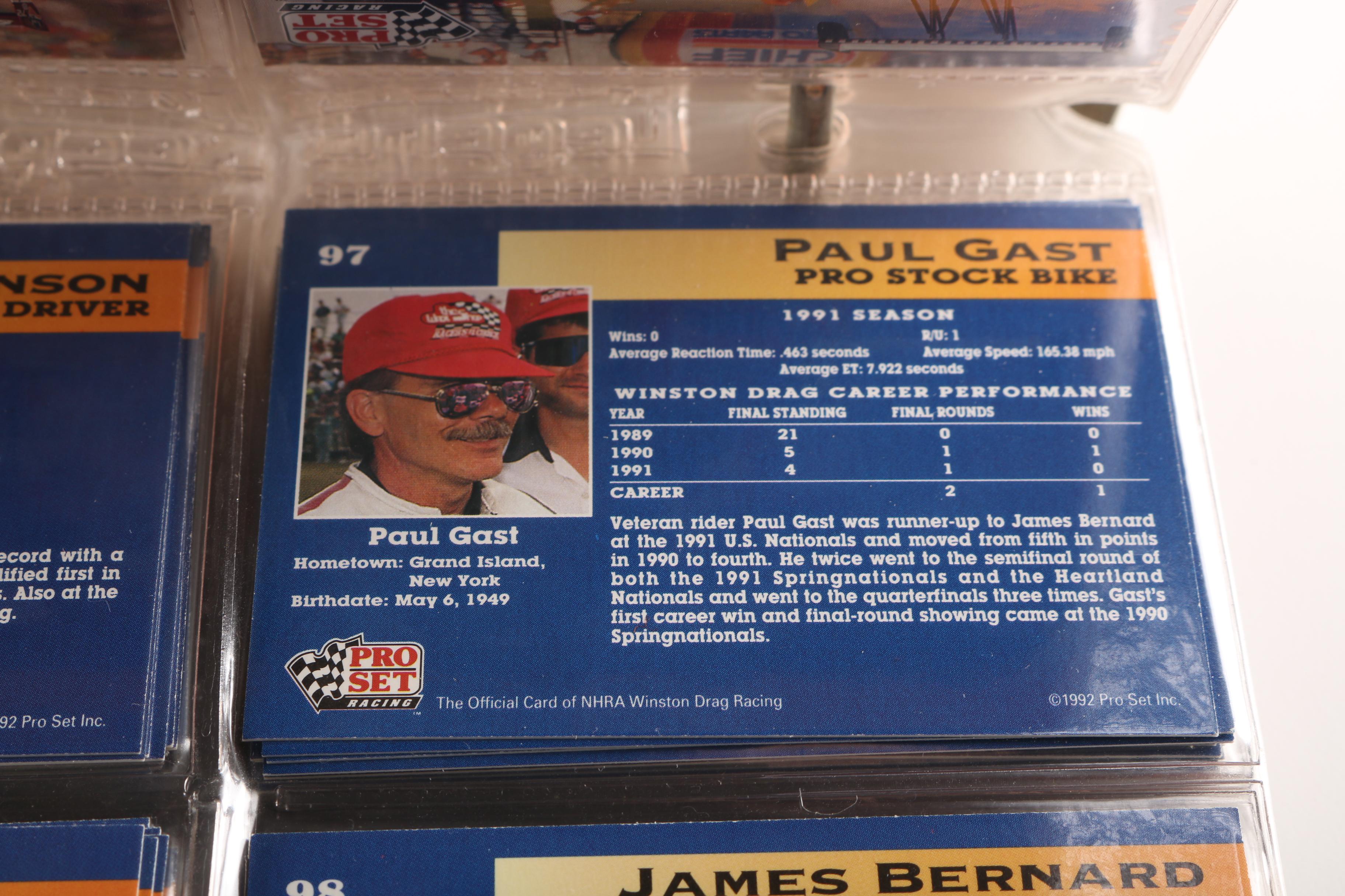 ProSet Racing Cards