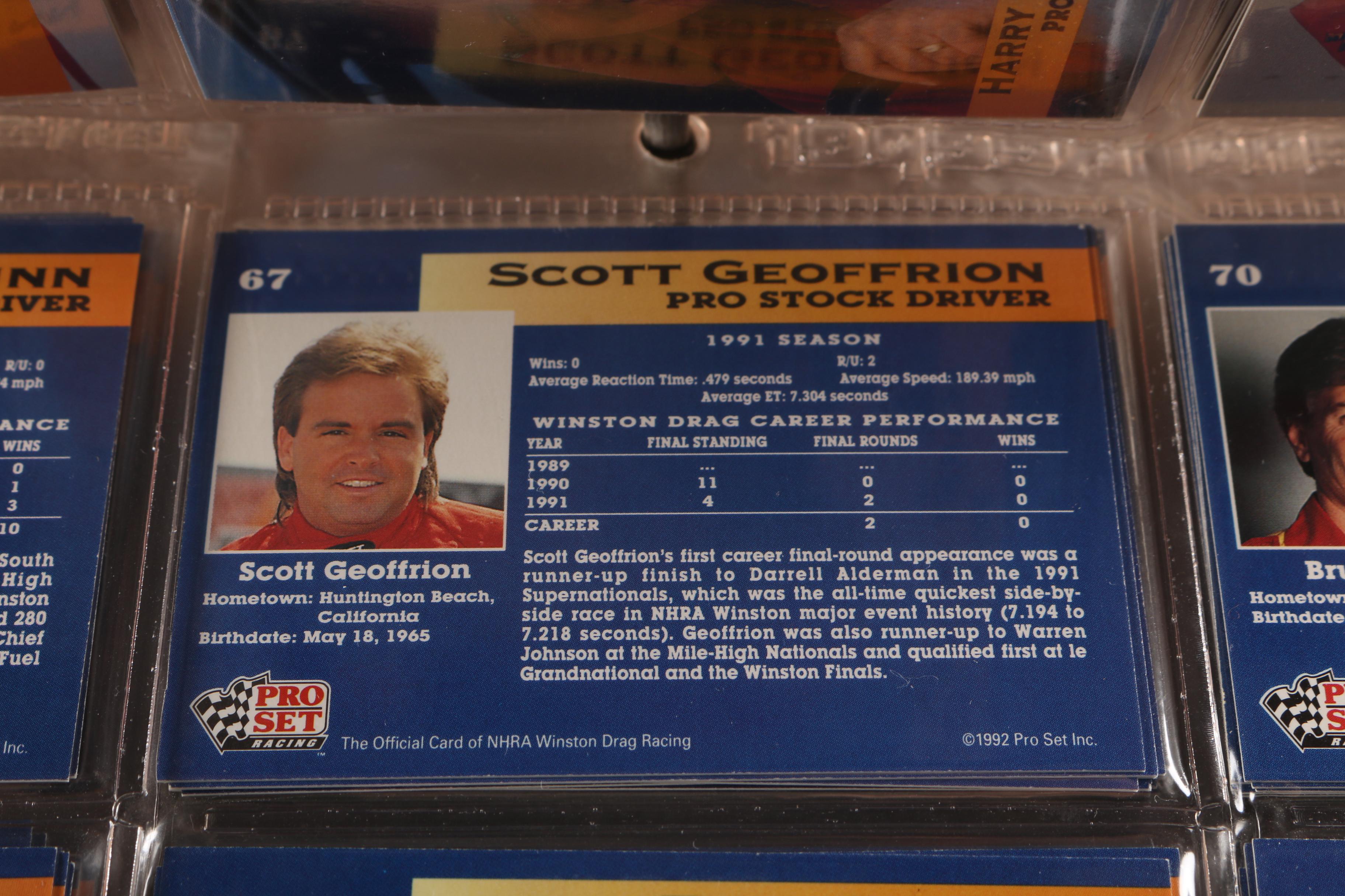 ProSet Racing Cards