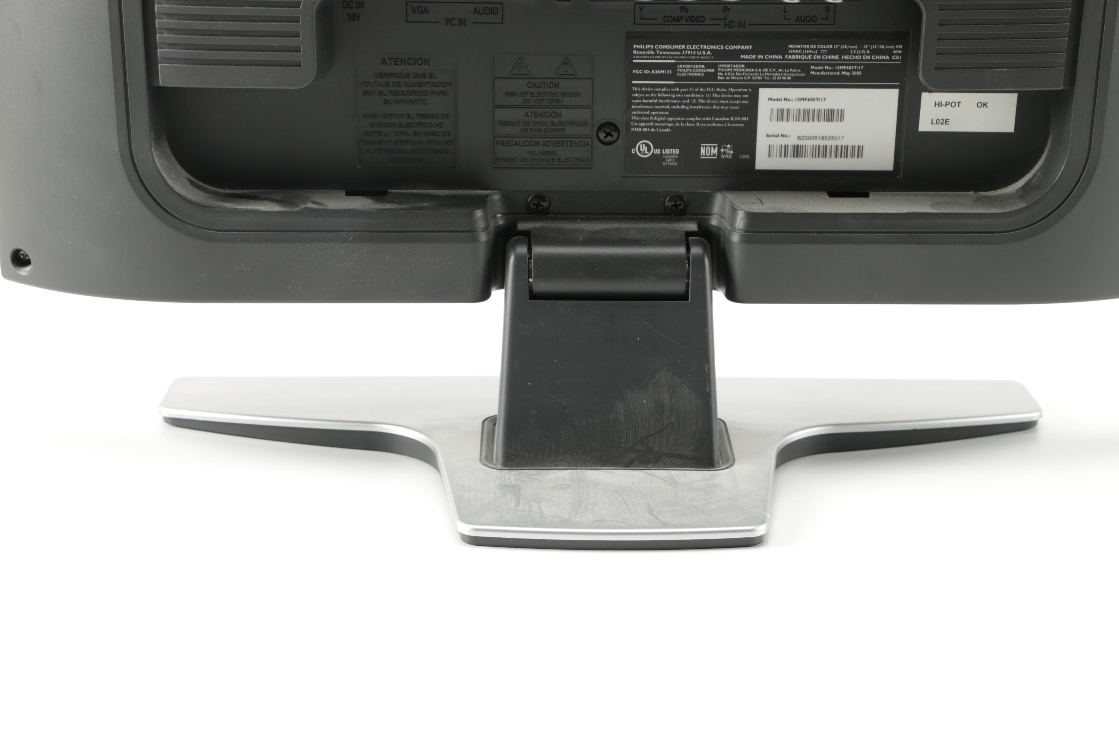 Magnavox 15" HD Flat Screen Monitor