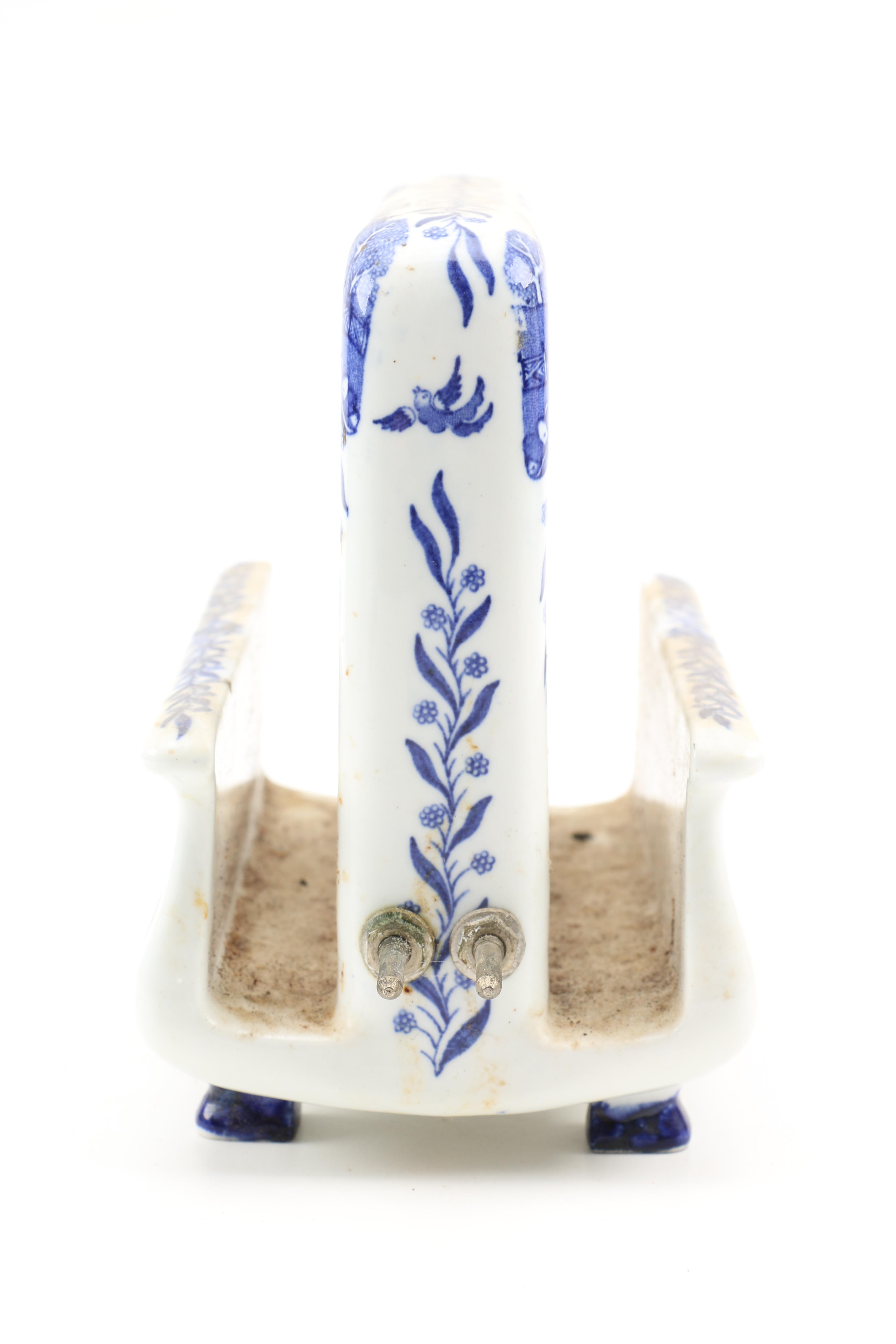 Vintage "Blue Willow" Toastrite Electric Toaster