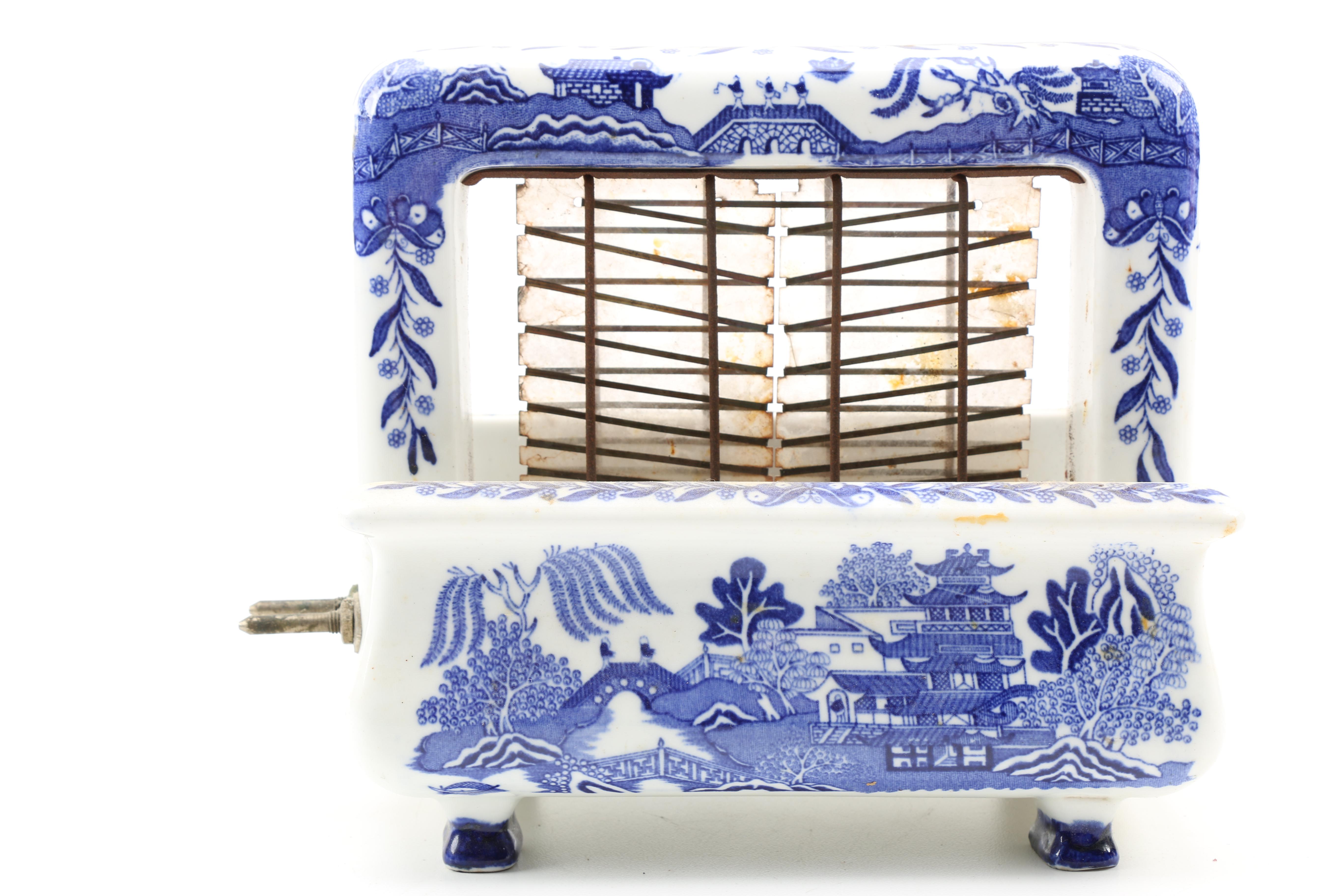 Vintage "Blue Willow" Toastrite Electric Toaster