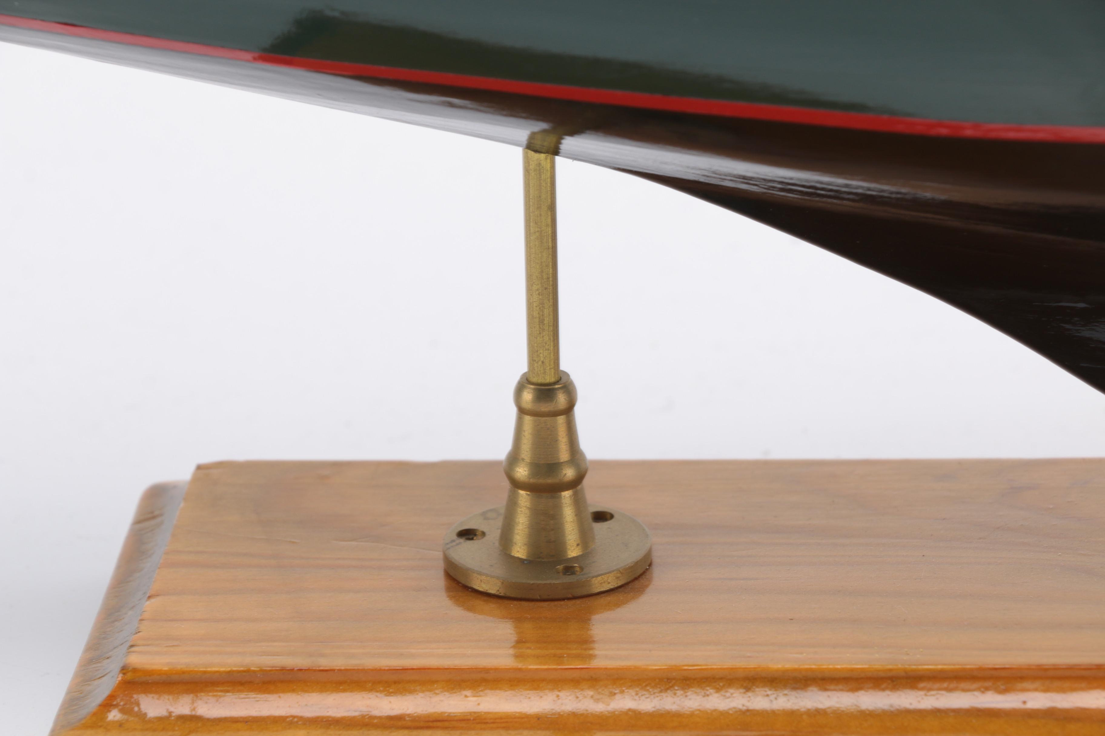 Wooden Sailboat Model Décor