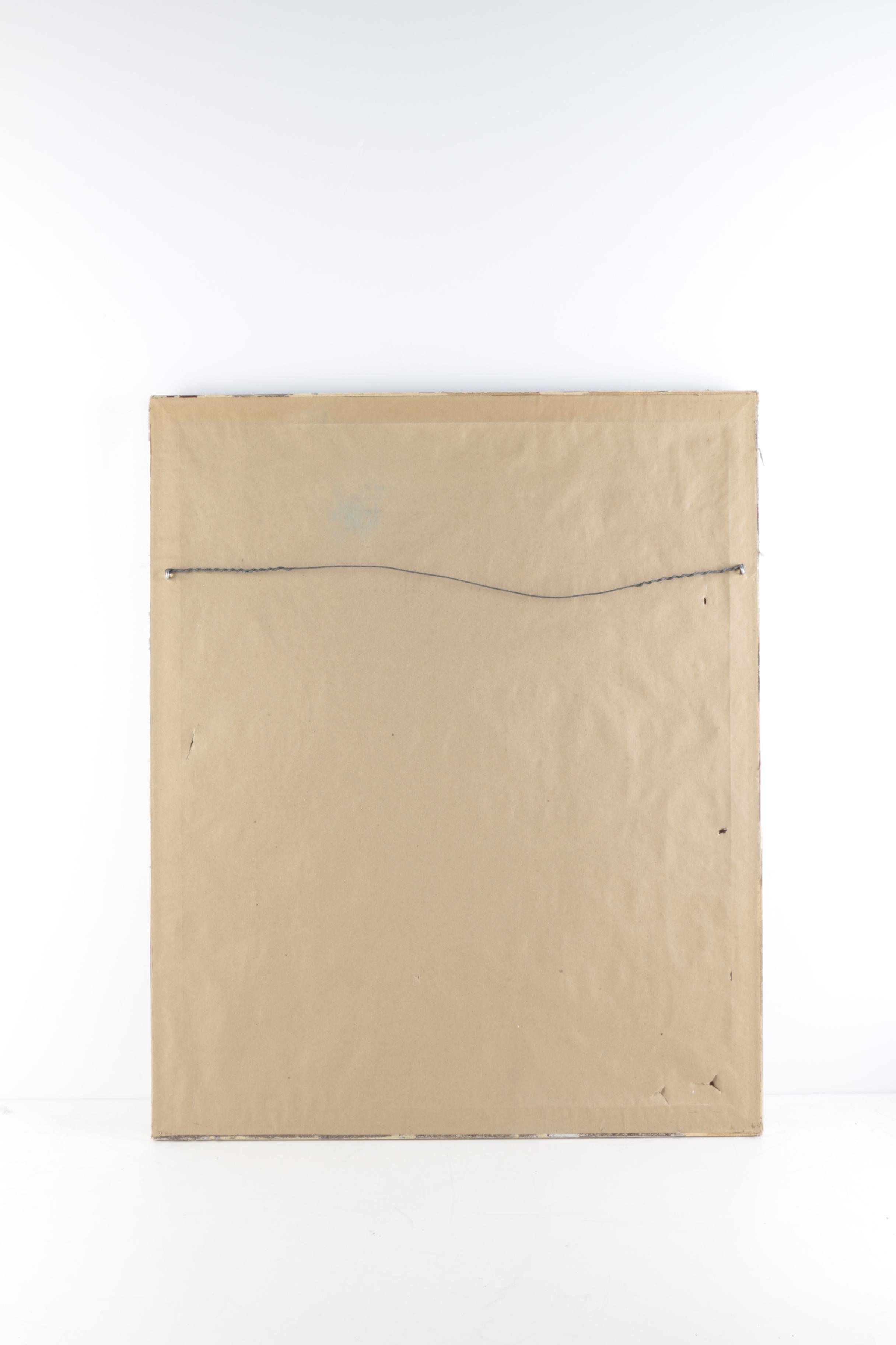 Vintage Willard Mullin Ink Drawing on Paper of Ted Williams as a Shark