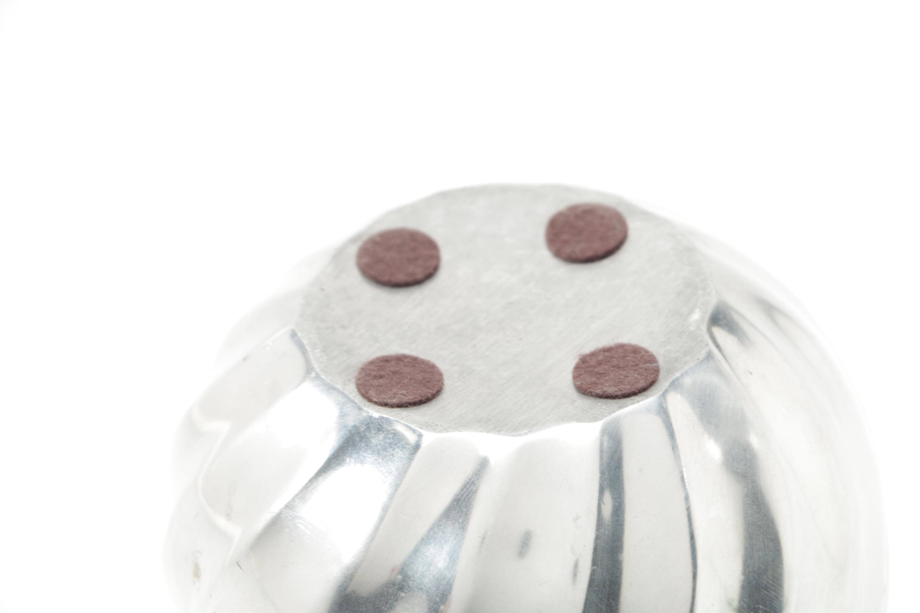 Silver Tone Vases and Candy Dish