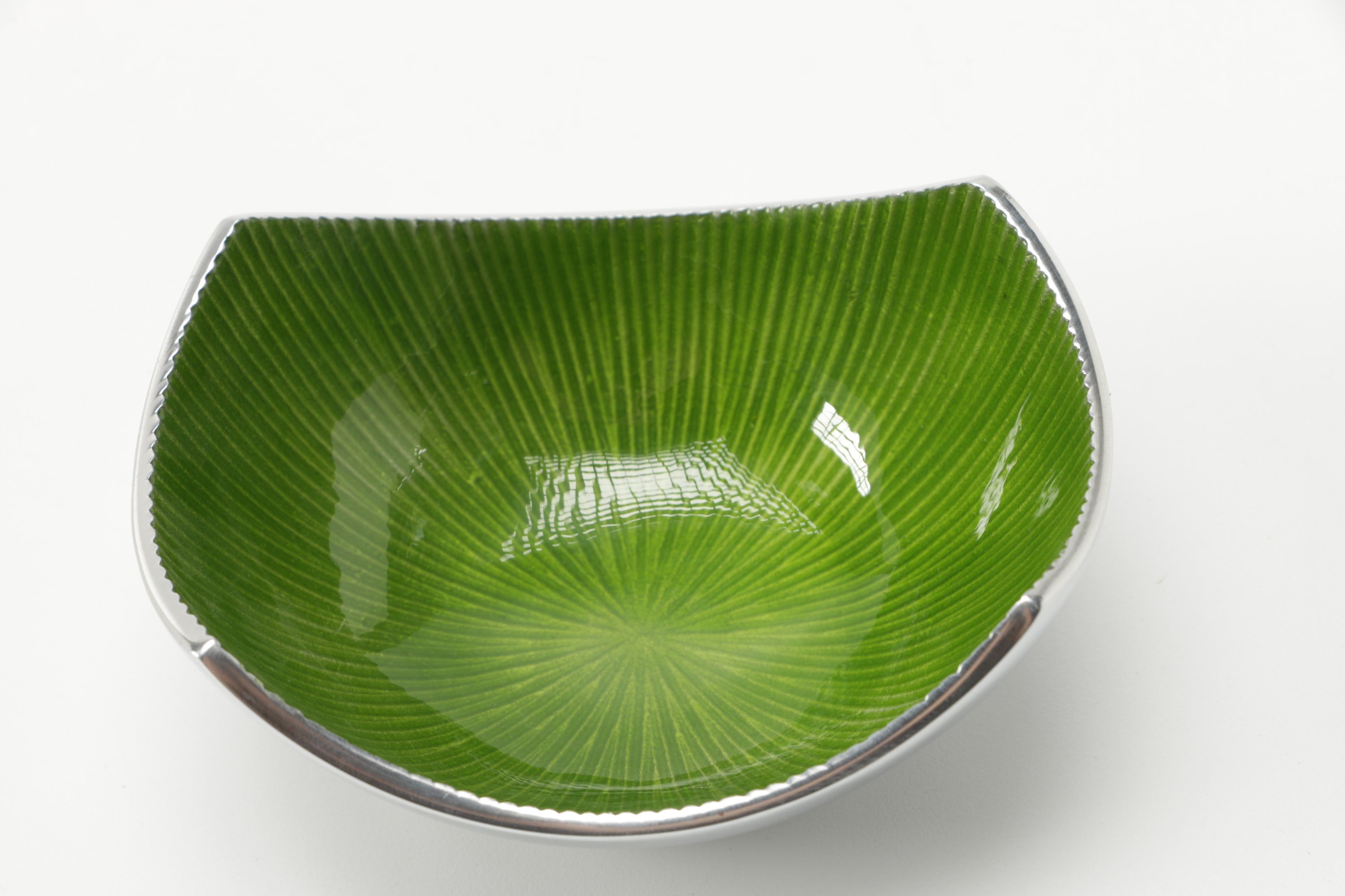 Silver Tone Vases and Candy Dish