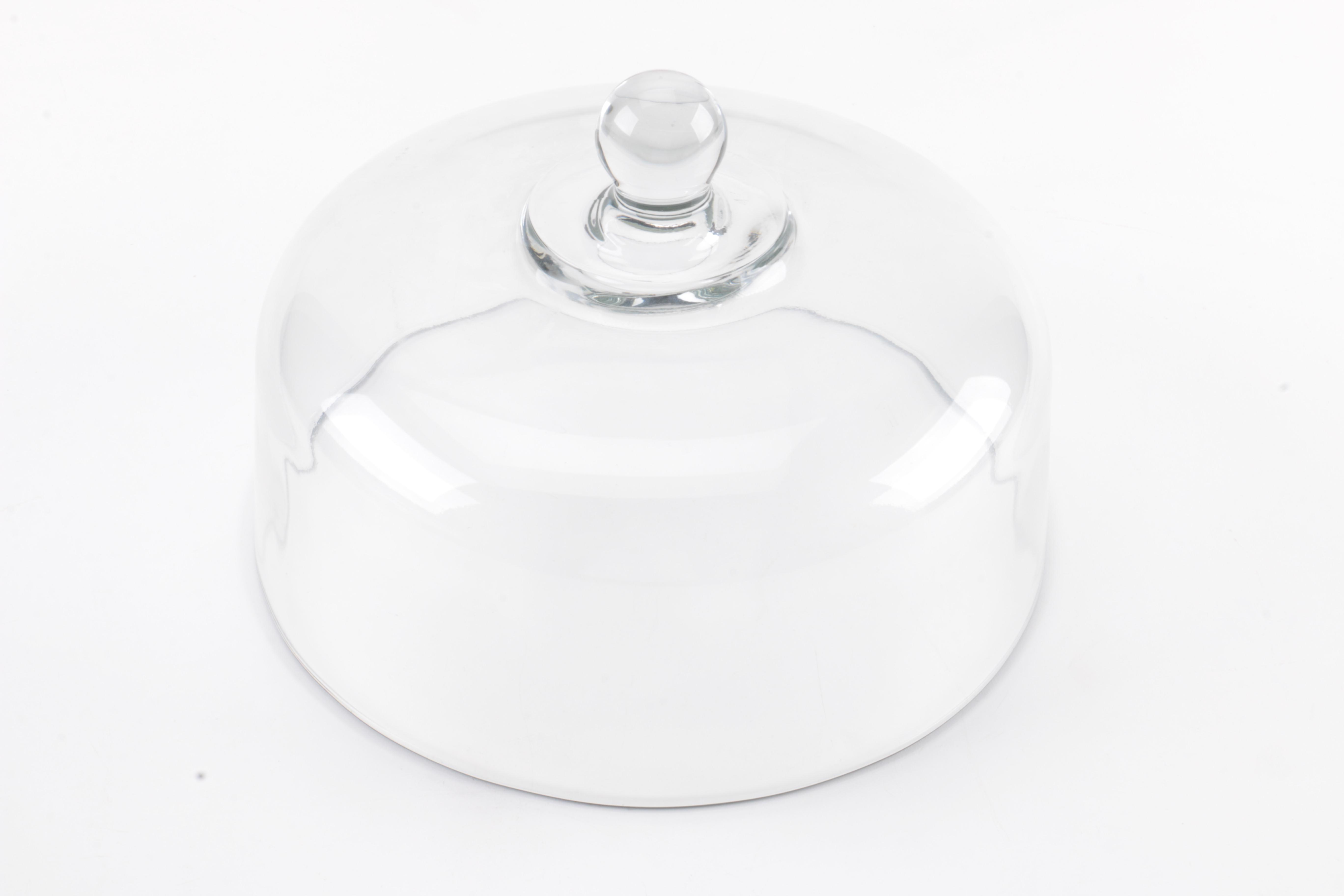 Clear Glass Cake Stand and Dome