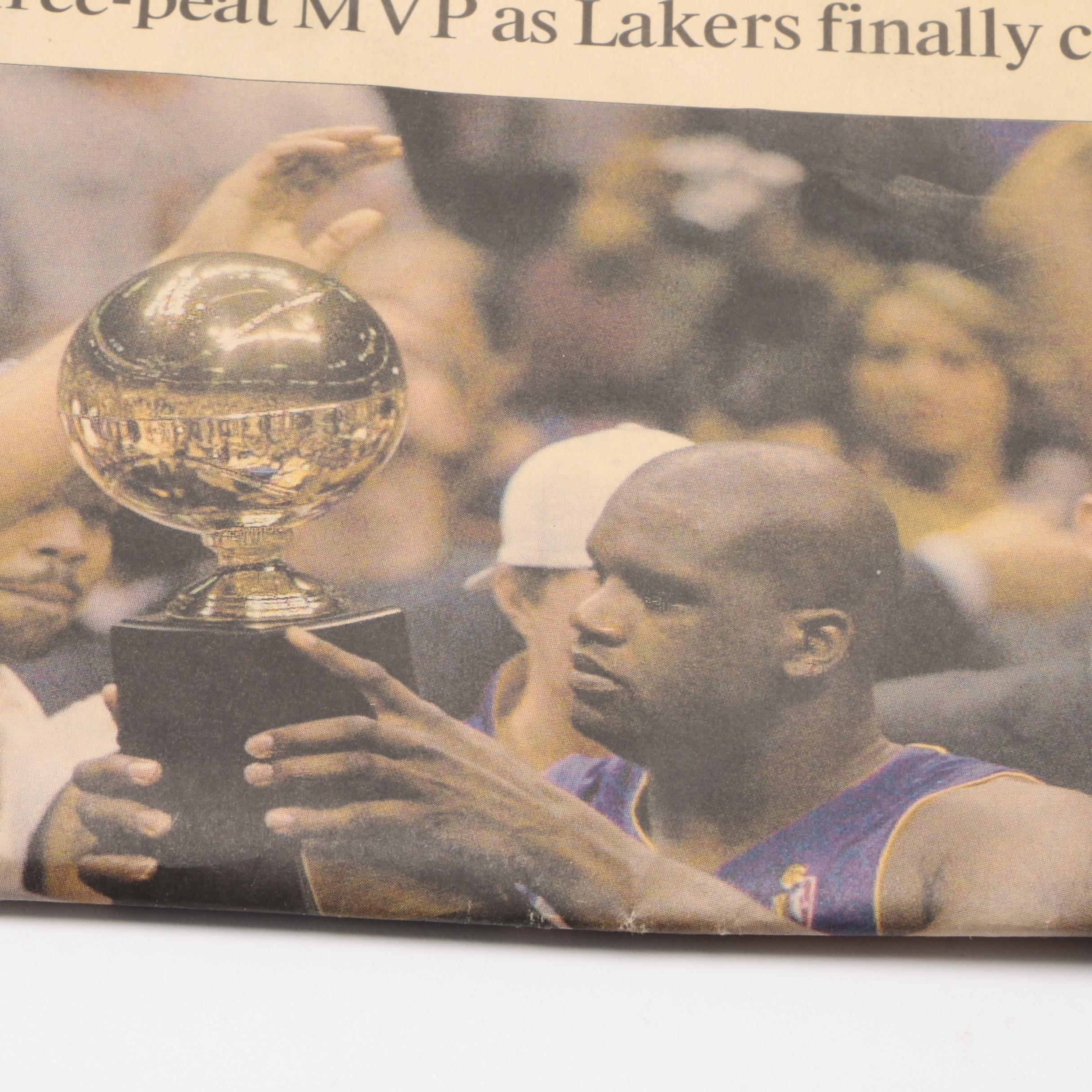 Los Angeles Lakers Shaquille O'Neal Memorabilia