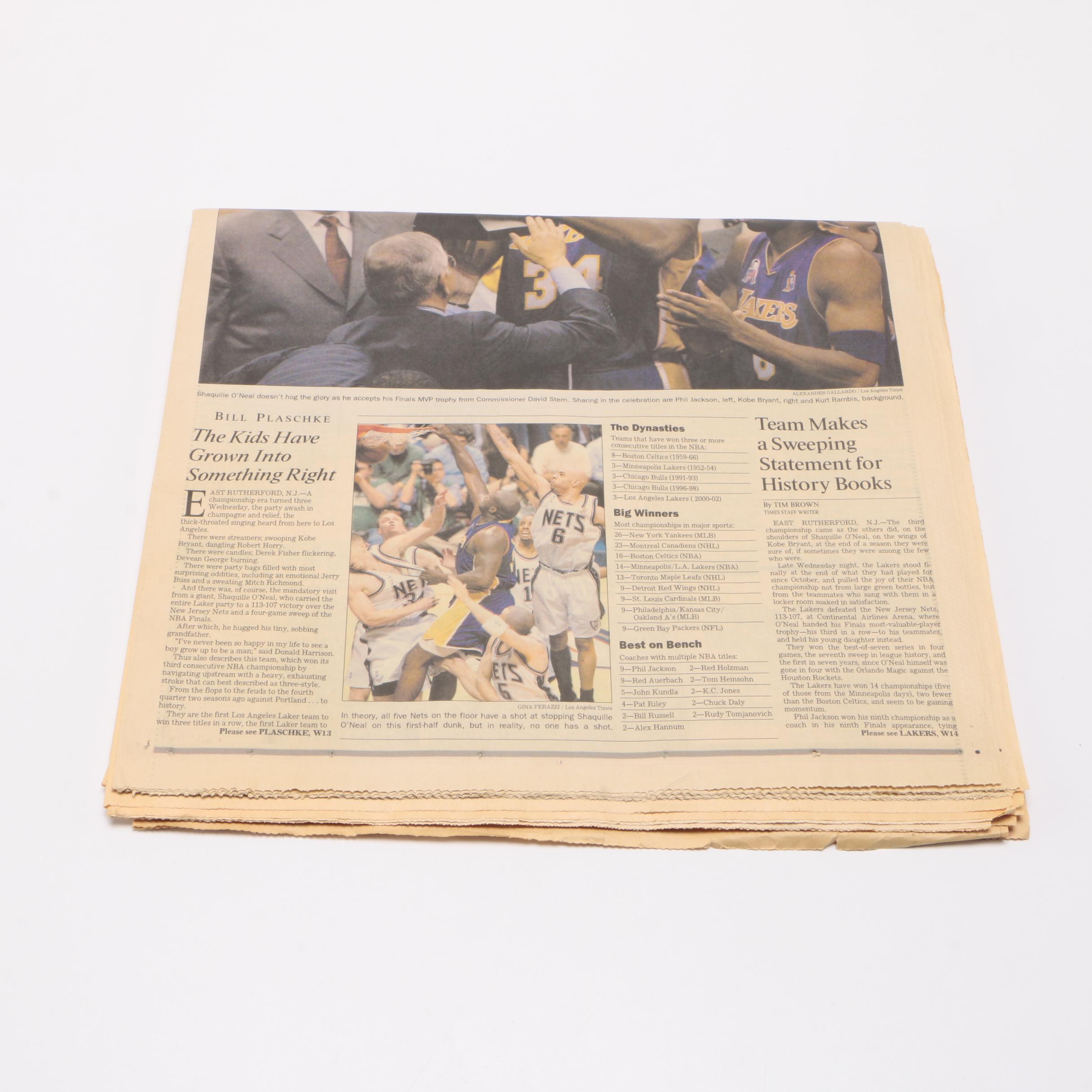 Los Angeles Lakers Shaquille O'Neal Memorabilia