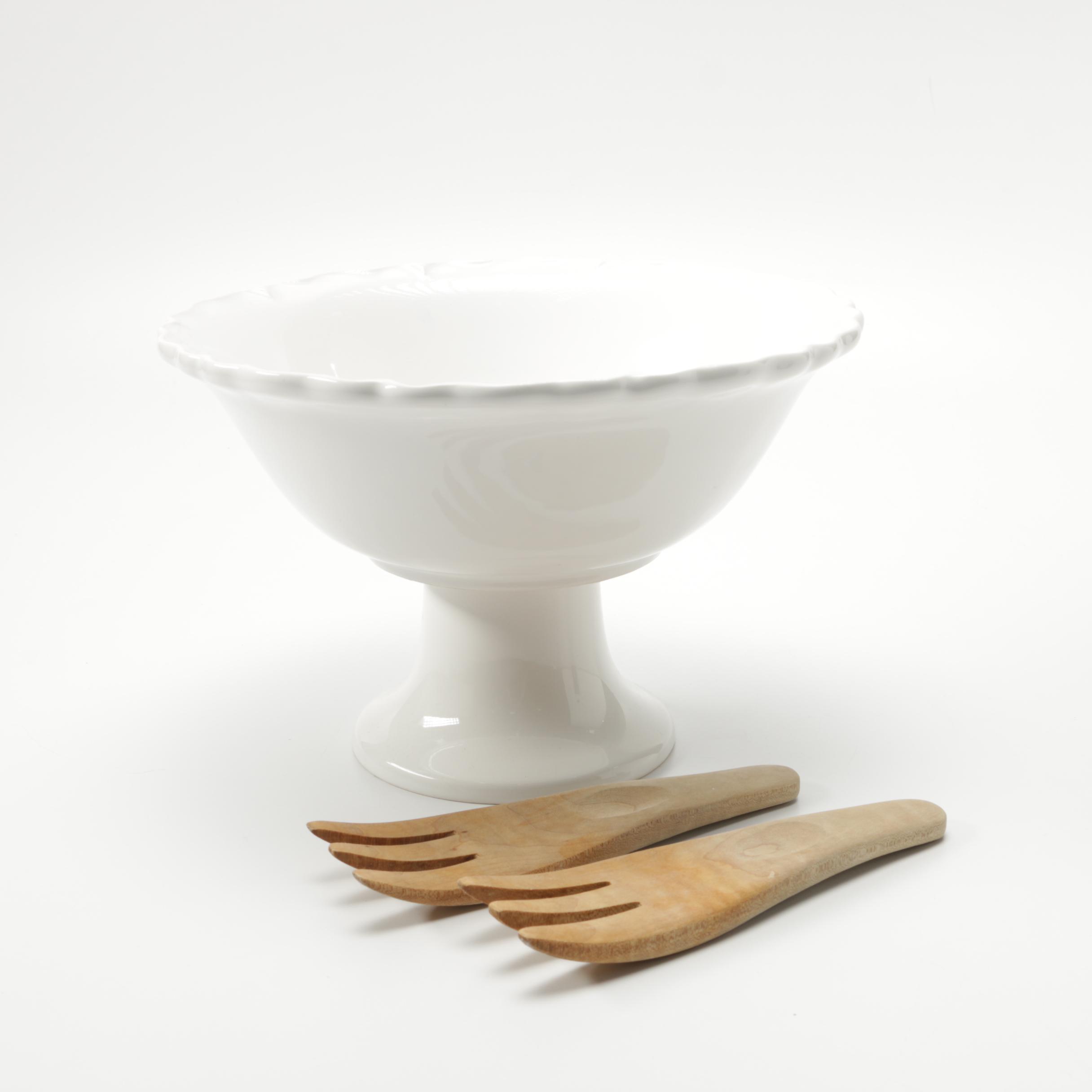 Portugese Compote With Serving Utensils