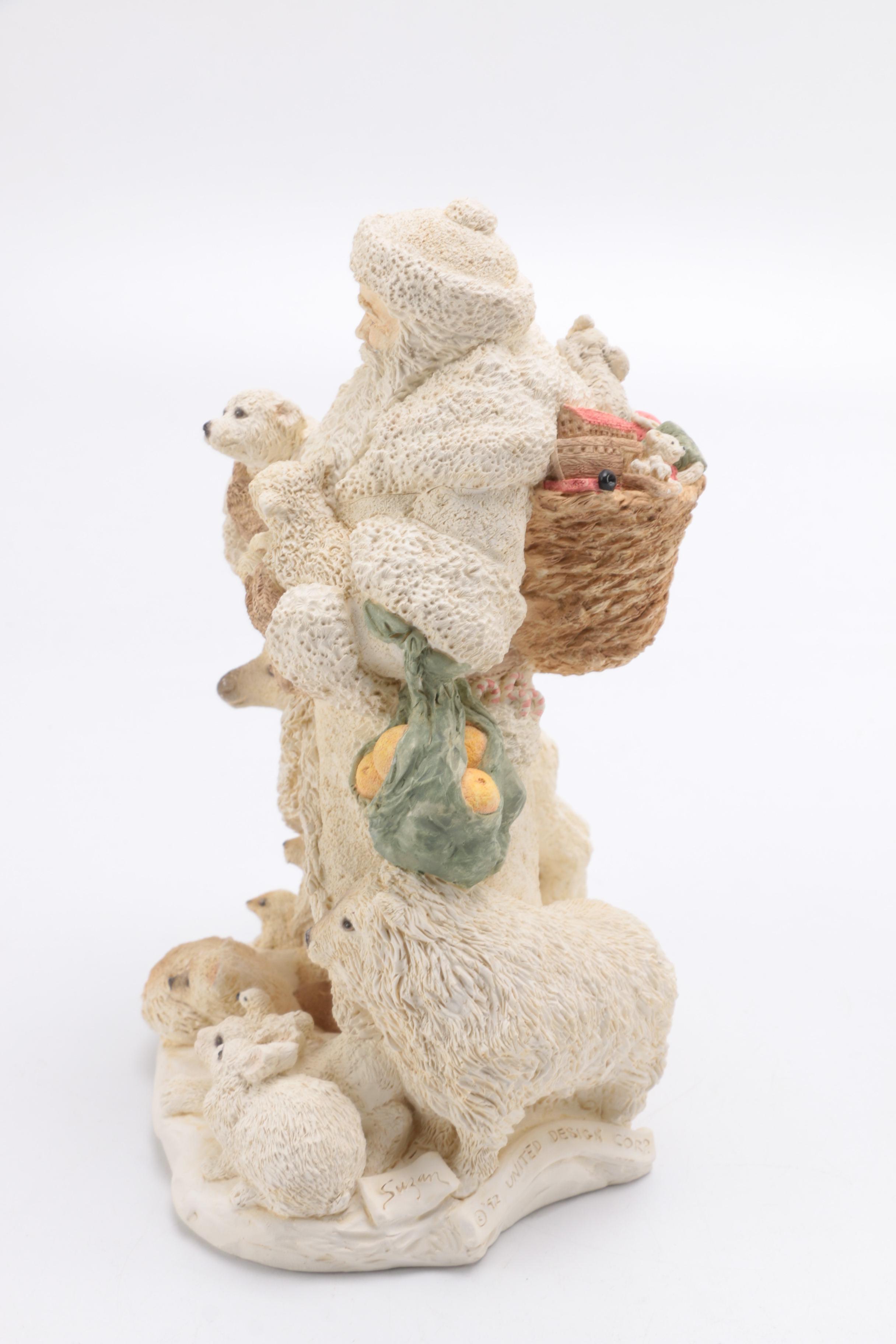 Limited Edition Arctic Santa Clause Figurines by Susan Bradford