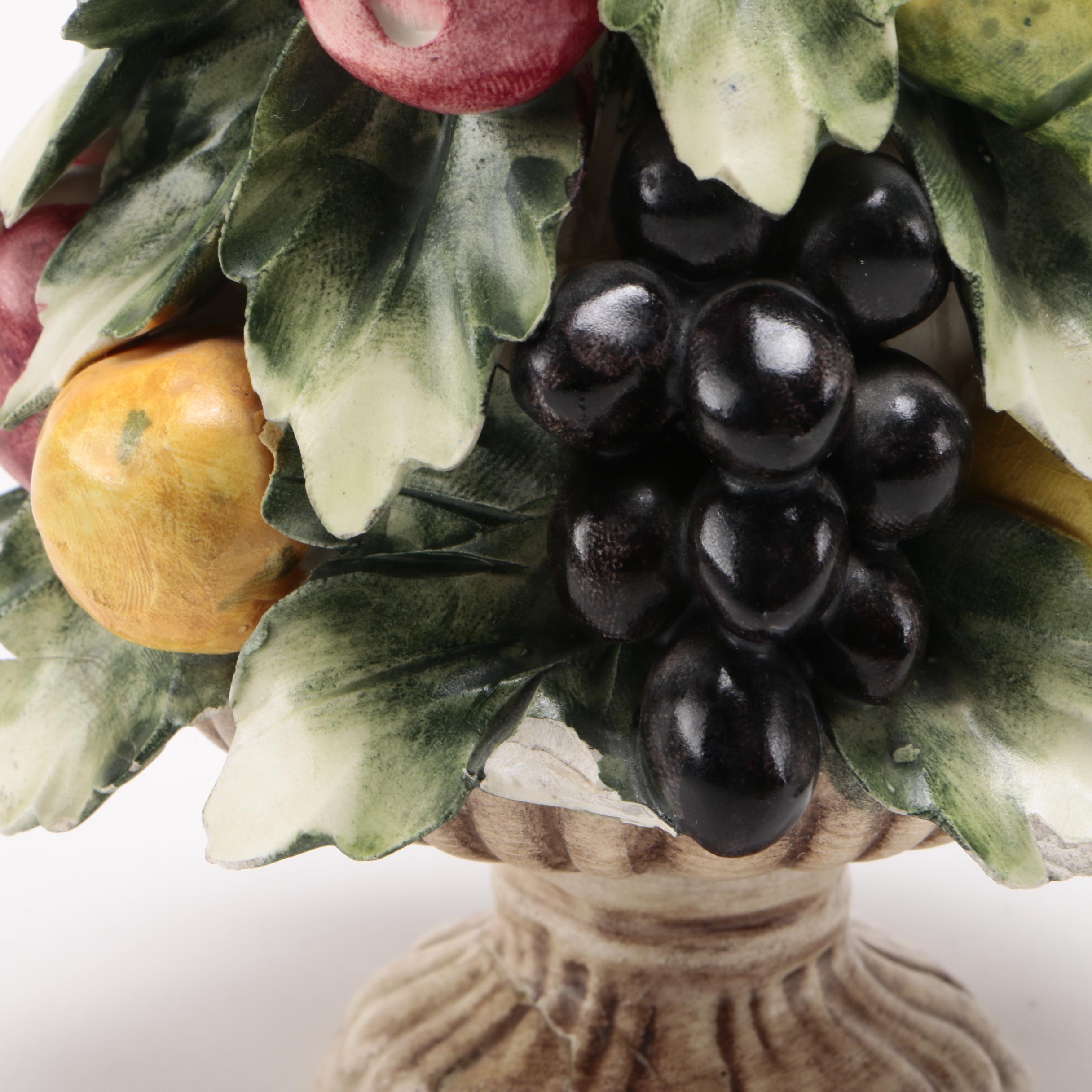 Ceramic Winter Tree in Glass Covering