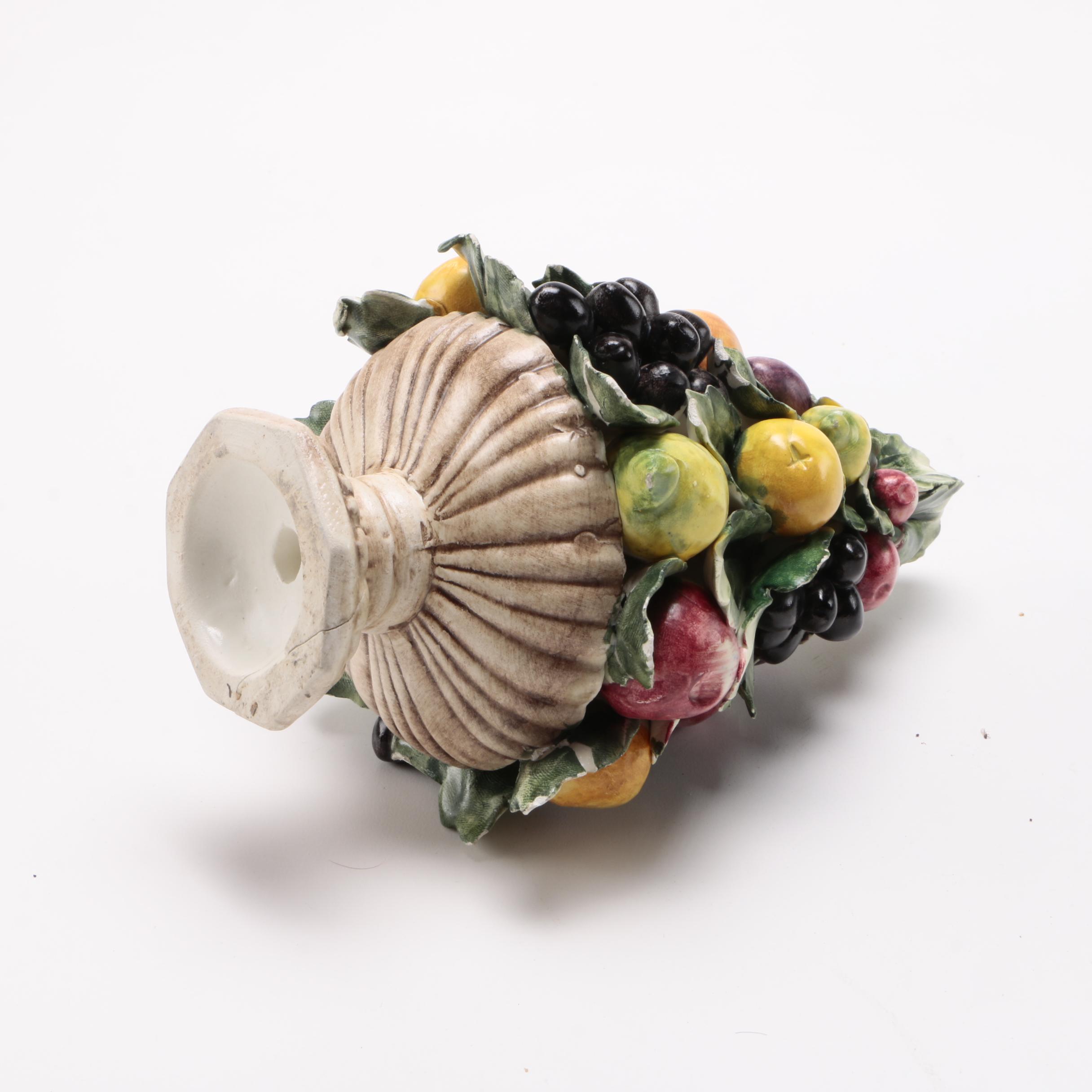 Ceramic Winter Tree in Glass Covering