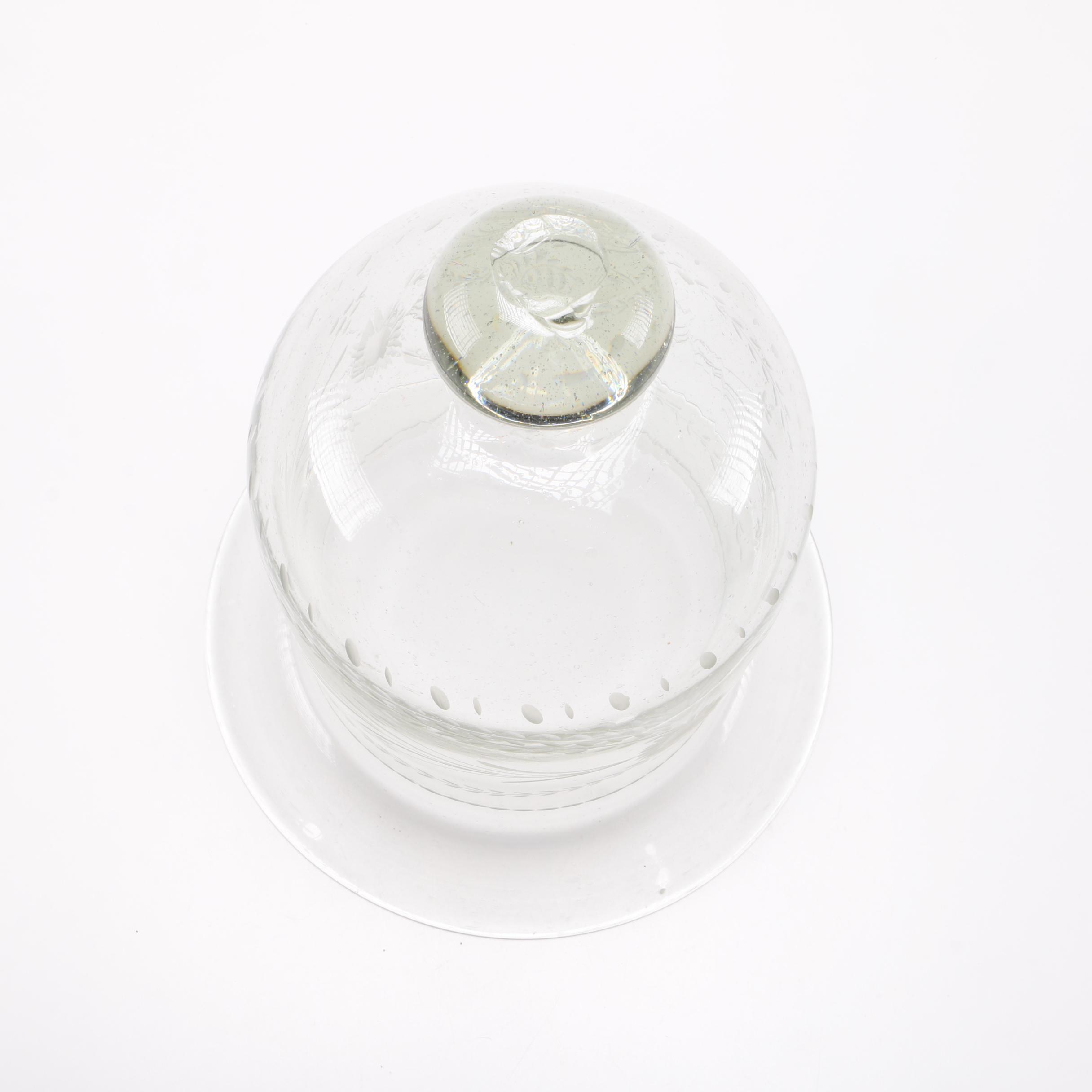 Ceramic Winter Tree in Glass Covering