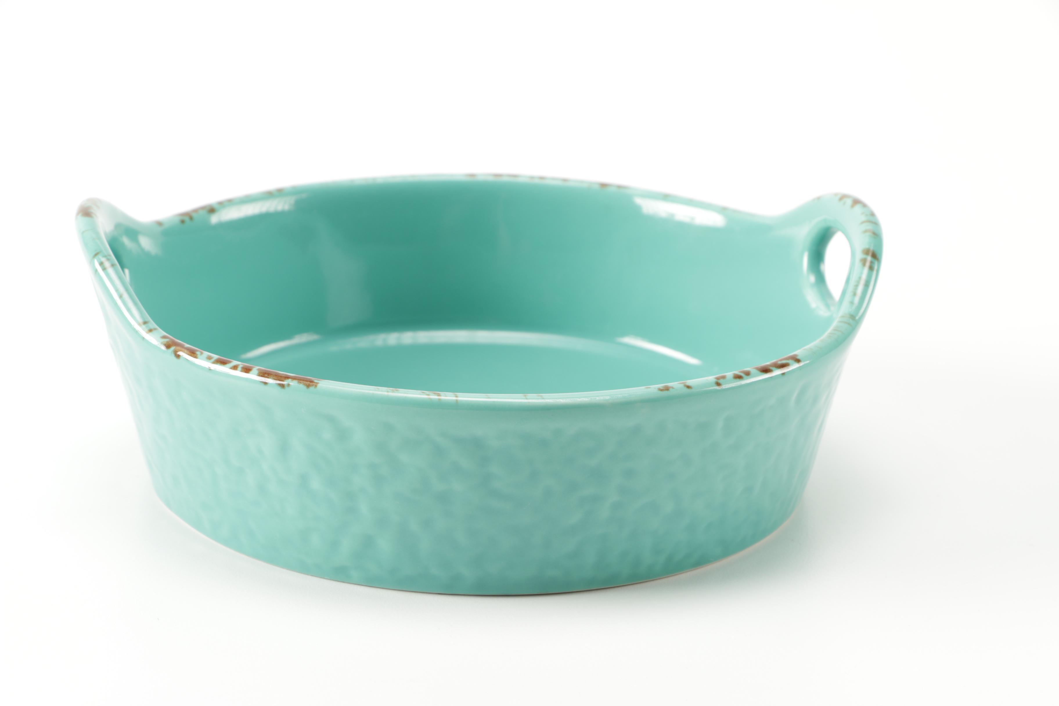 Blue Jean Chef Handle Ceramic Bowls