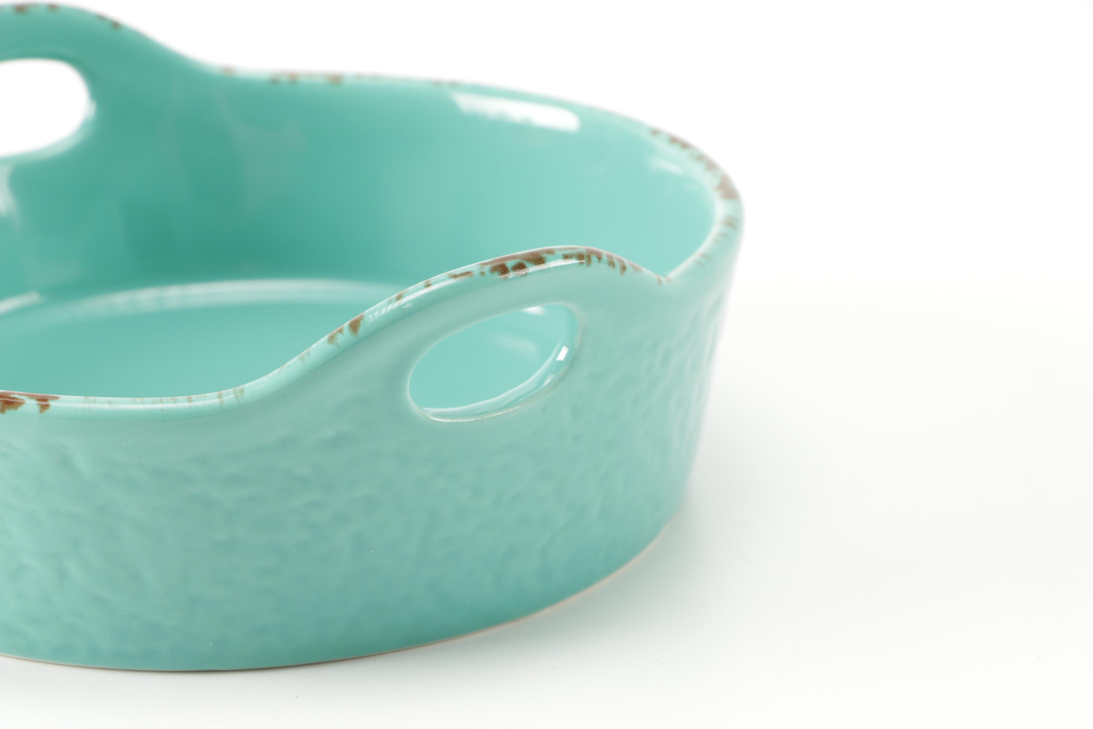 Blue Jean Chef Handle Ceramic Bowls