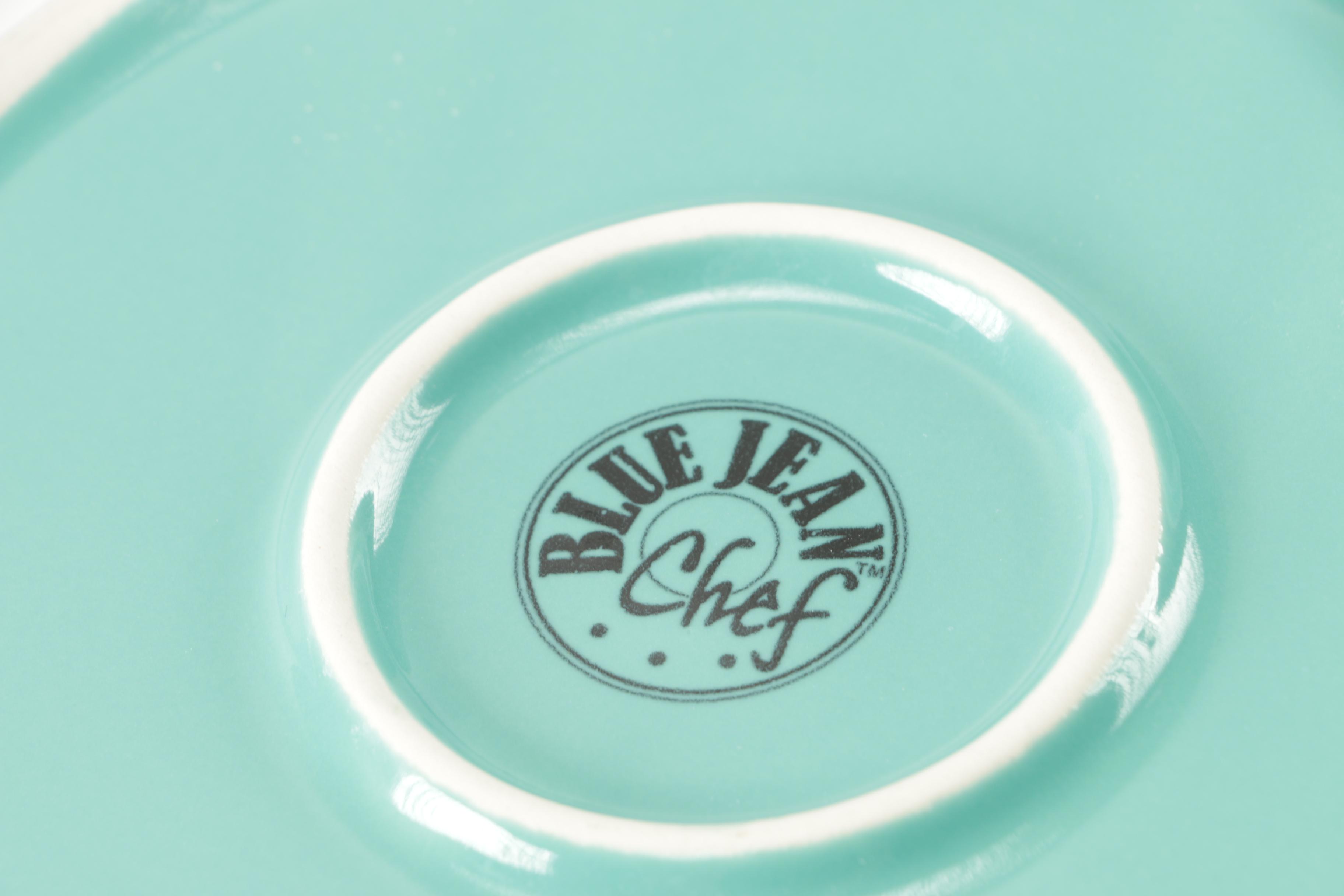 Blue Jean Chef Handle Ceramic Bowls