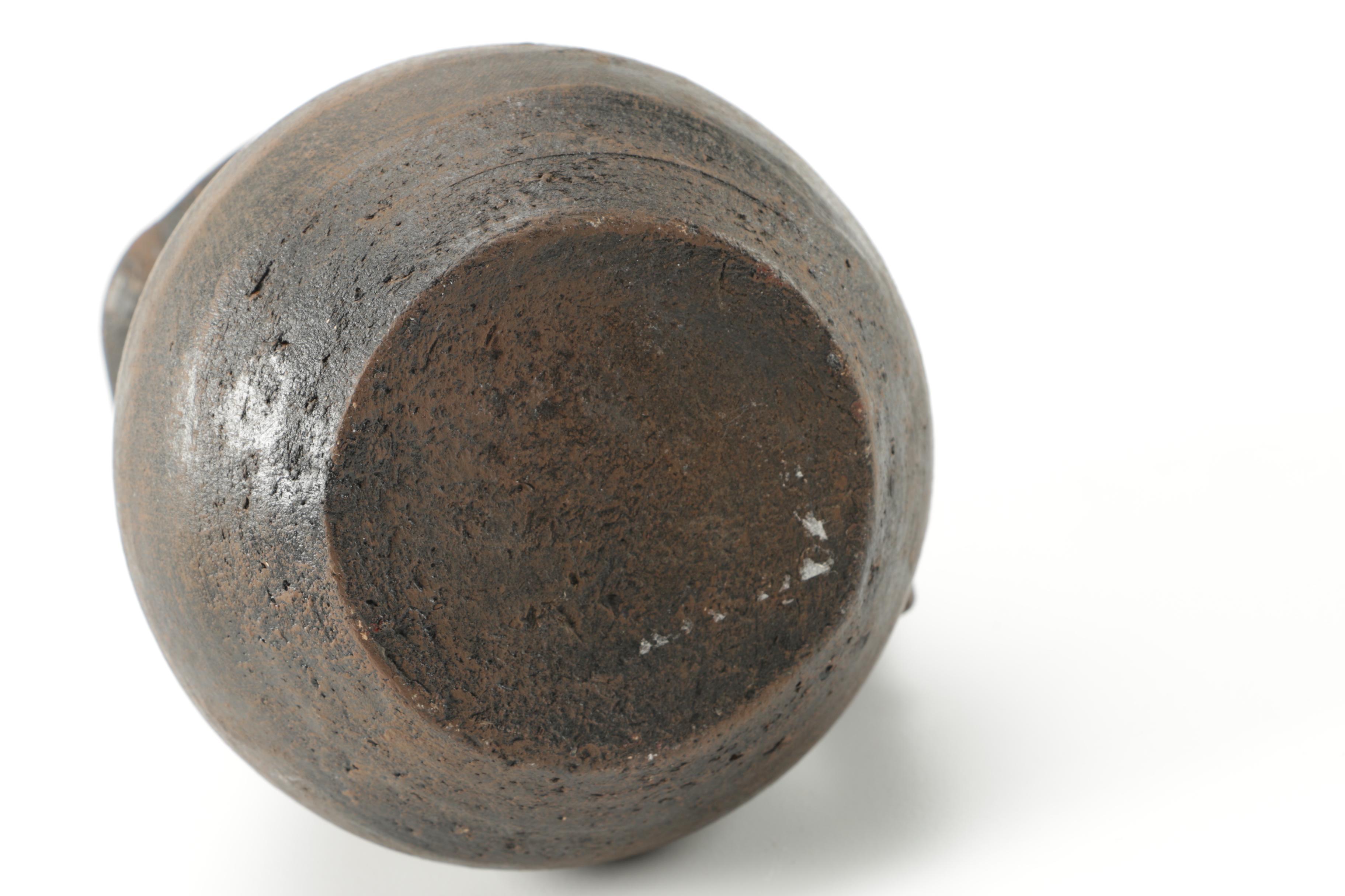 Hand Thrown Stoneware Pitcher and Figural Bowl