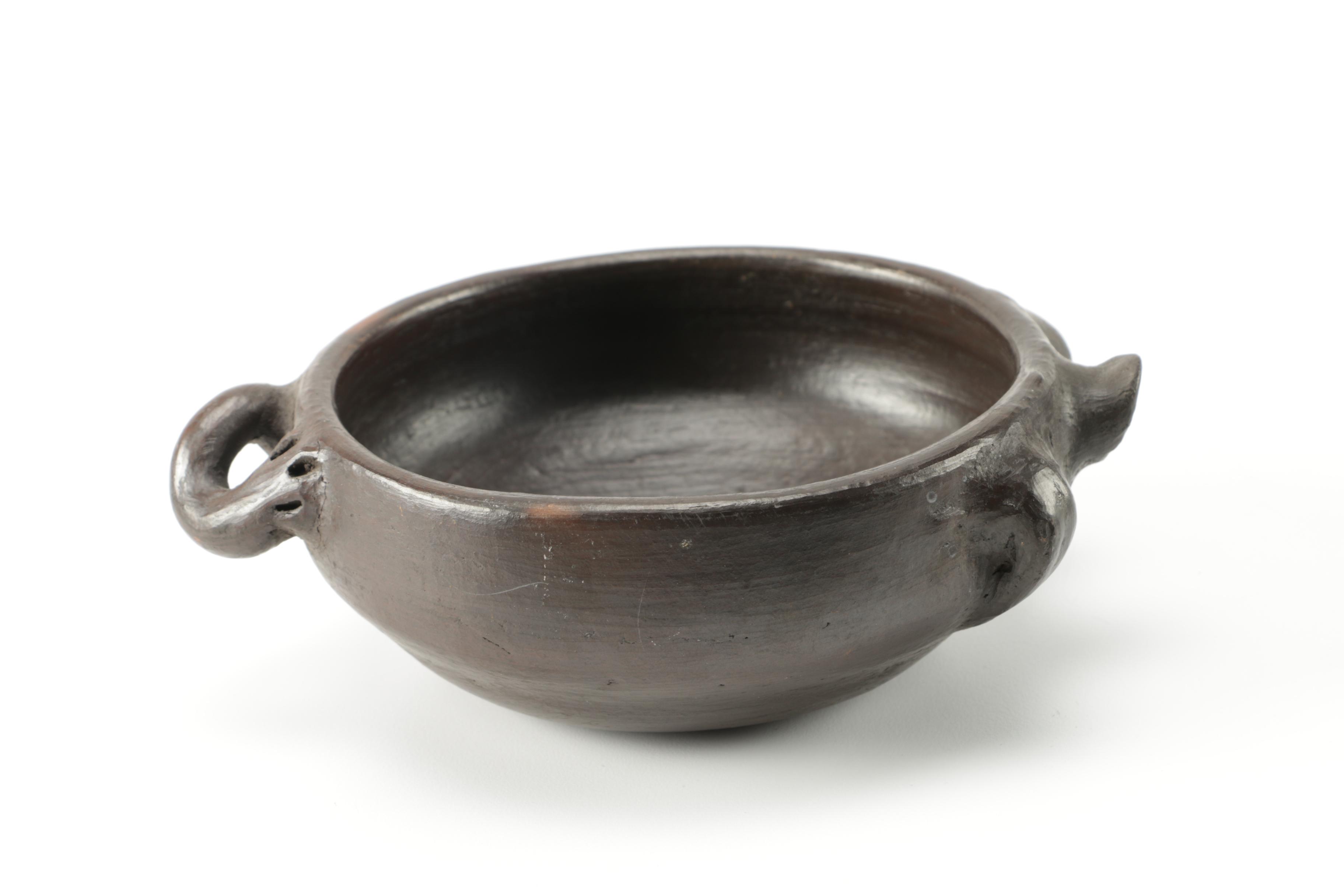 Hand Thrown Stoneware Pitcher and Figural Bowl