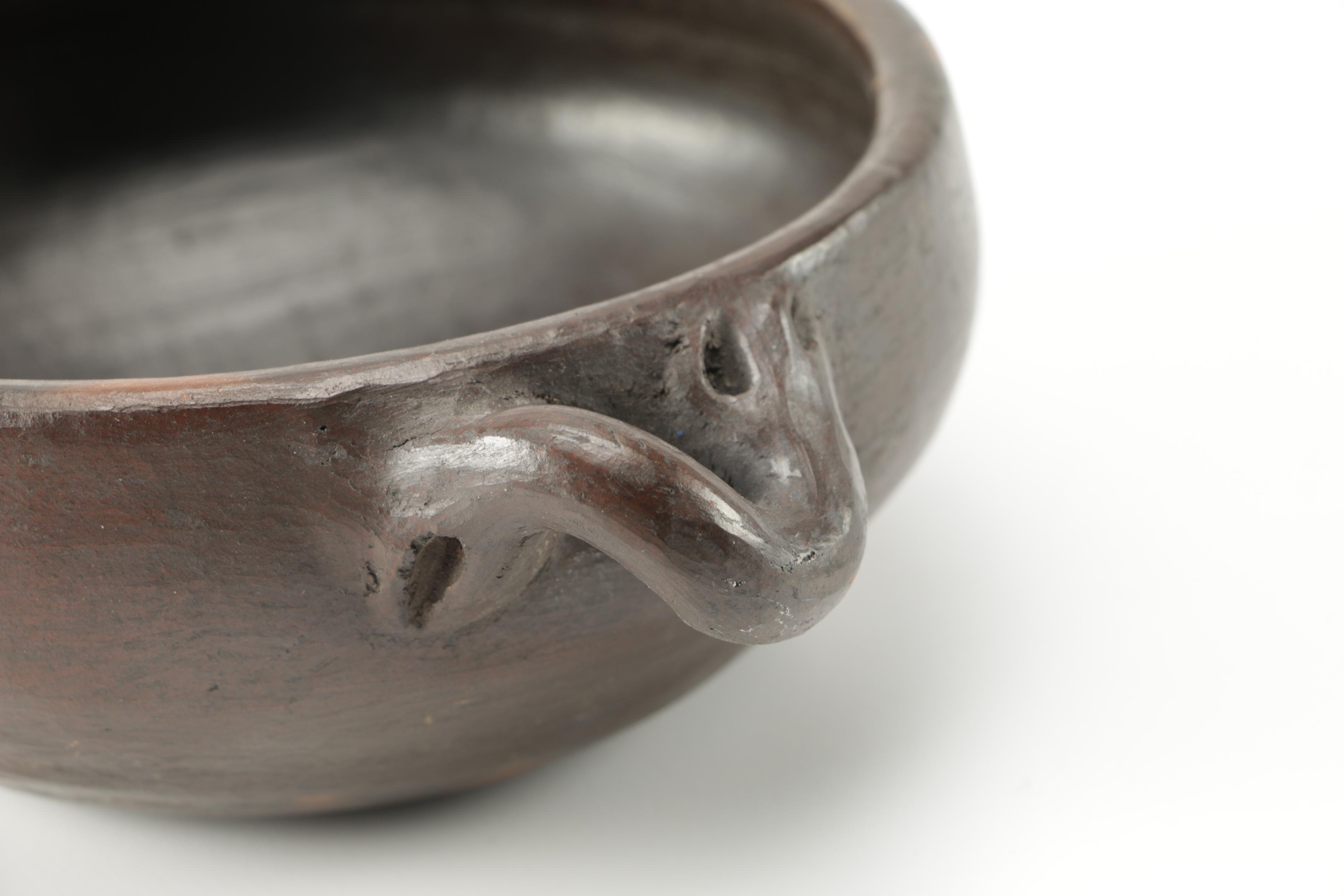 Hand Thrown Stoneware Pitcher and Figural Bowl