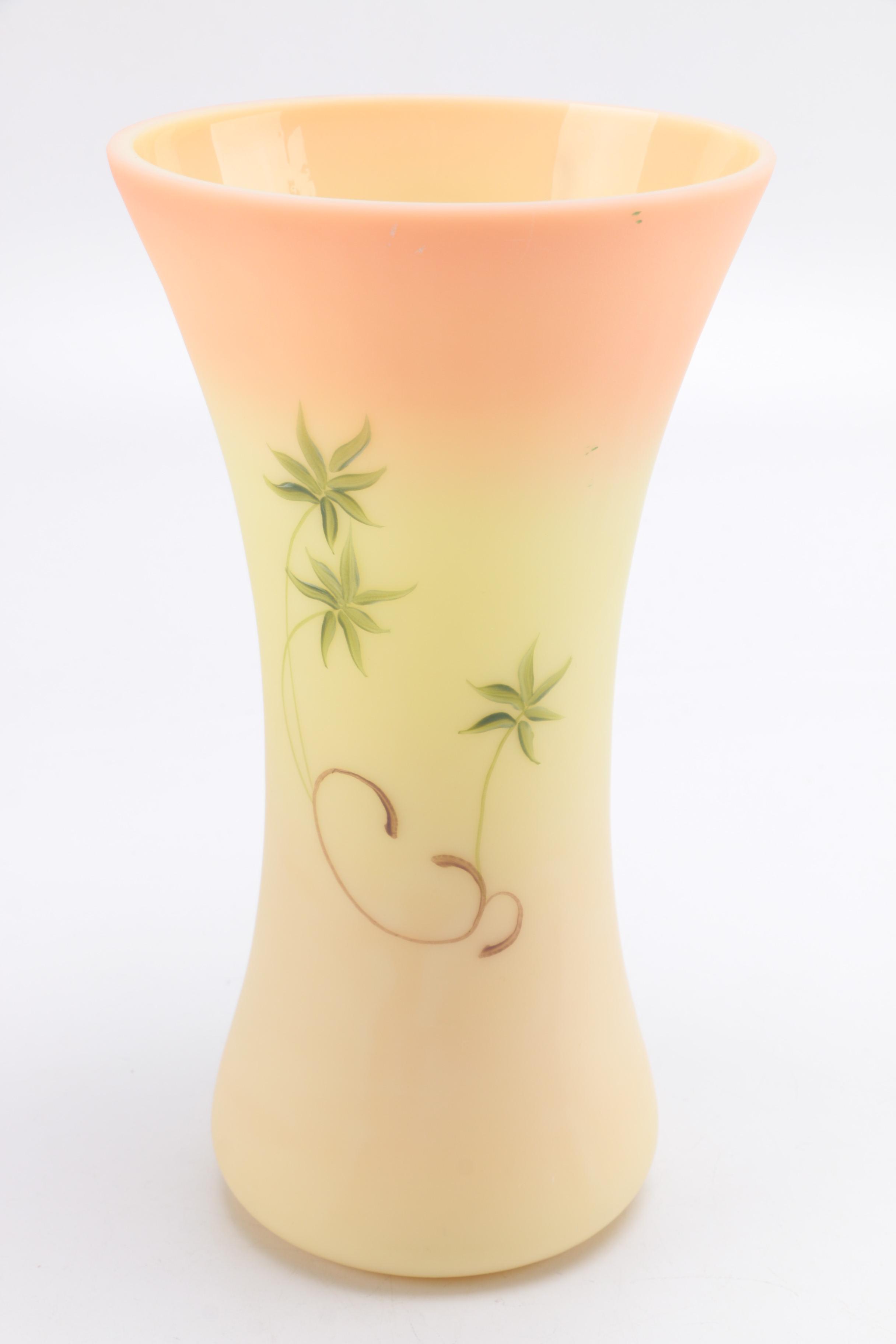 J.K. Spindler Limited Edition Fenton Glass Vase