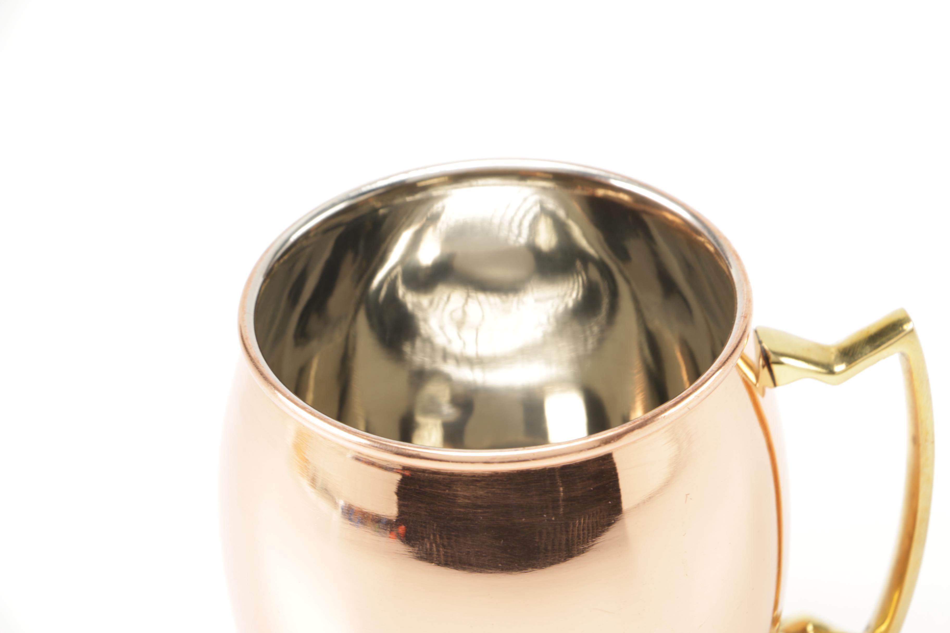 Old Dutch International Copper Plated Mugs