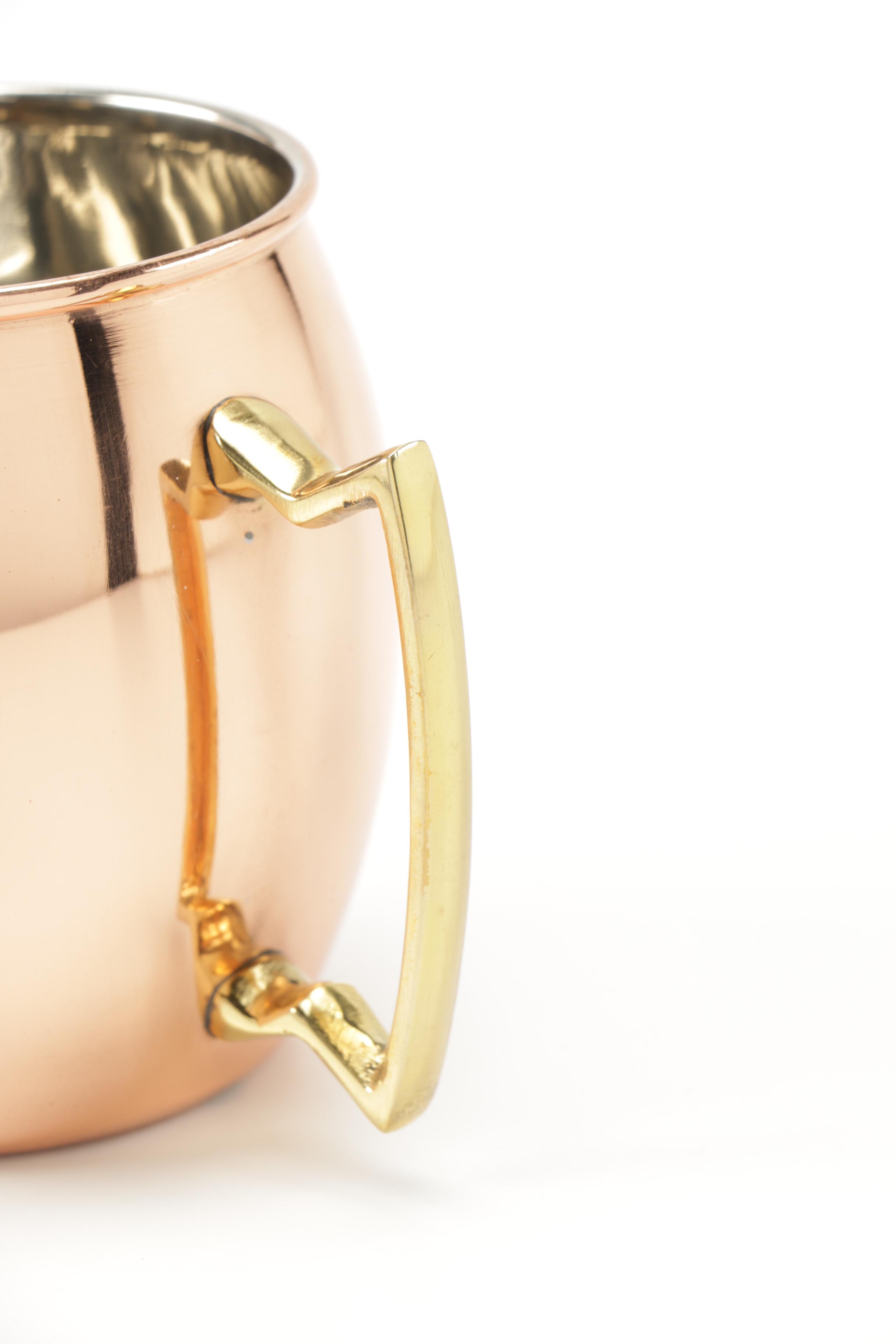 Old Dutch International Copper Plated Mugs