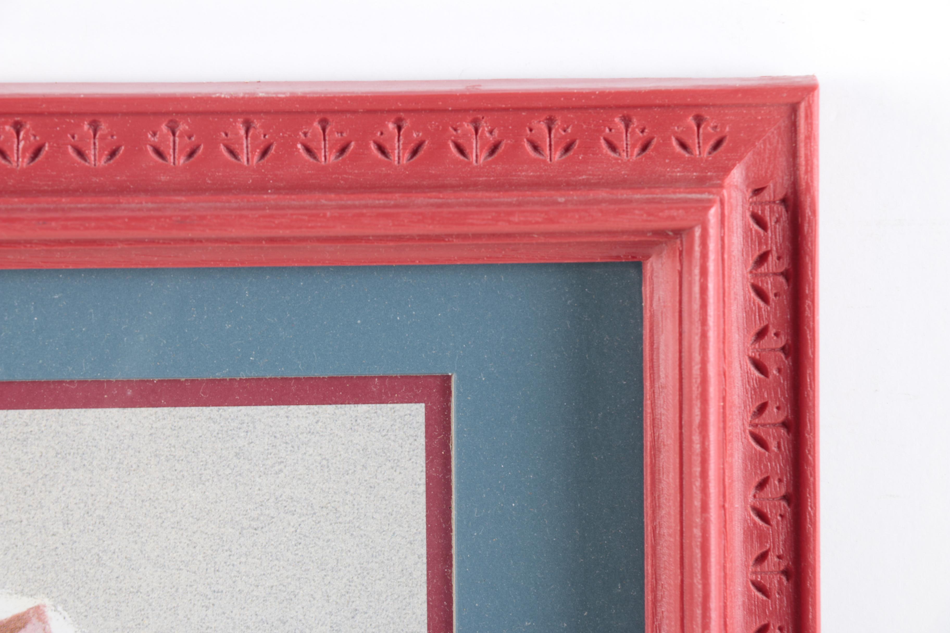 June Kolarich Offset Lithograph of Child and West Highland White Terrier