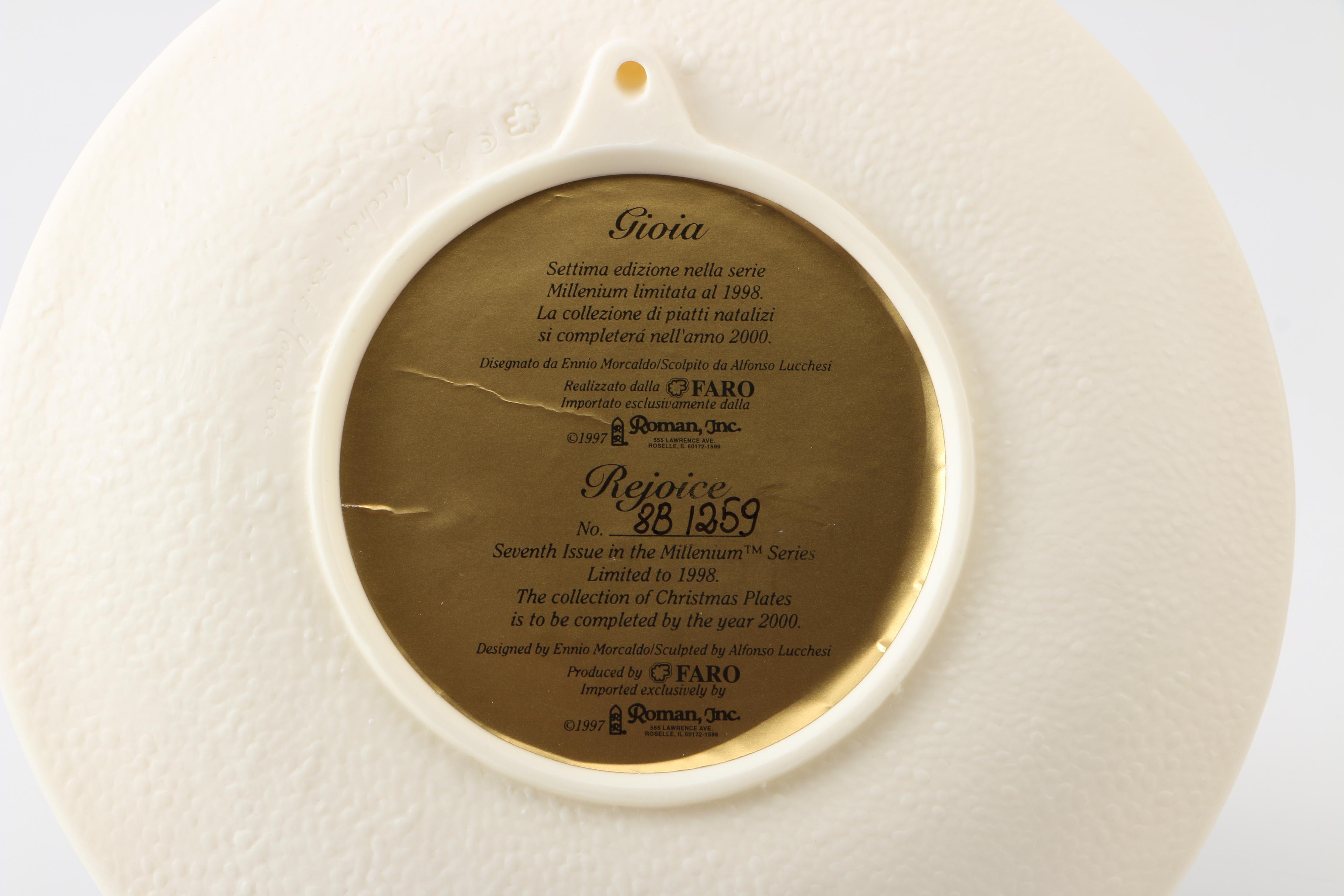 Limited Edition Roman Inc. "Millenium" Plates and Figurines