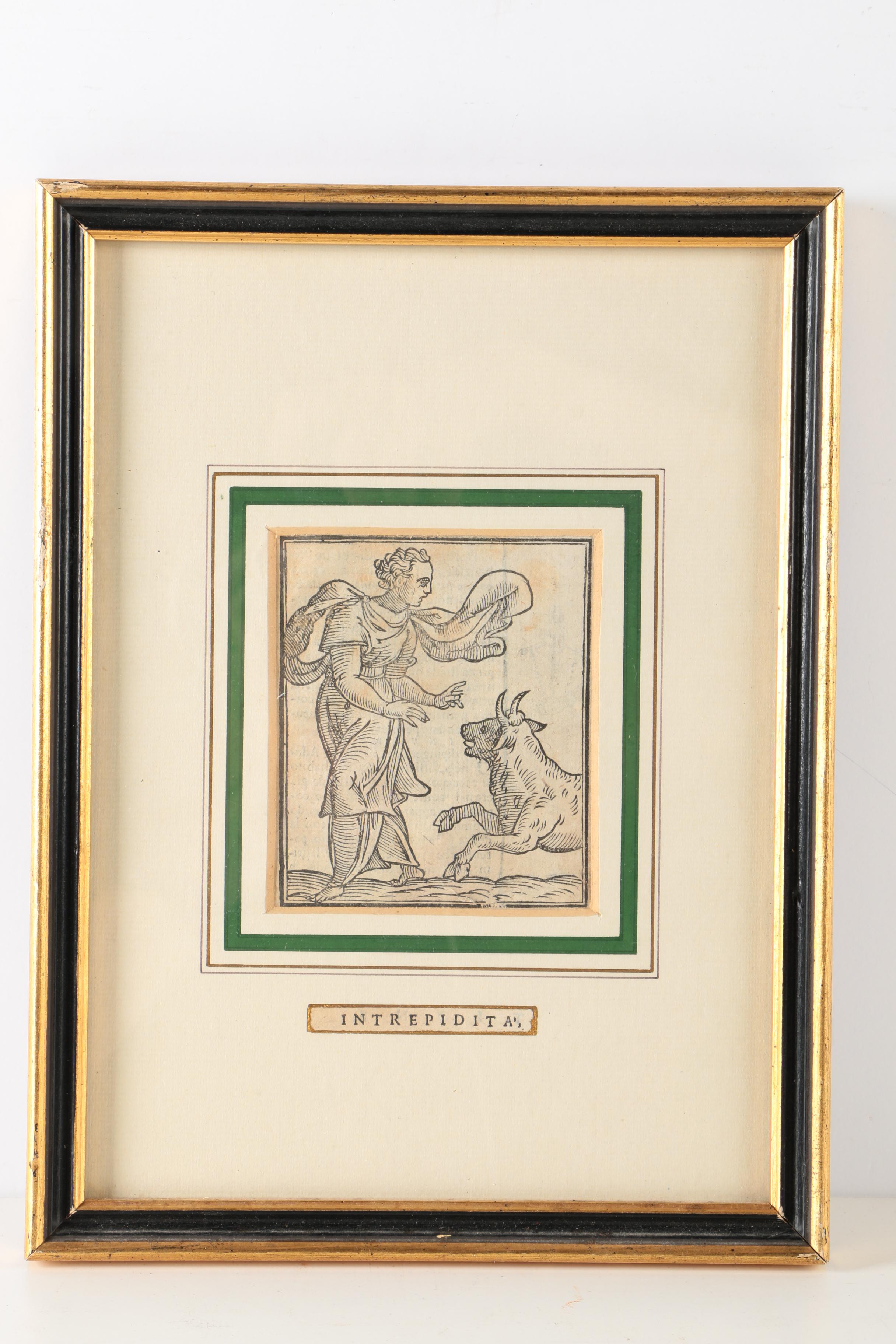 Woodcut Illustrations From Cesare Ripa's "Iconologia"