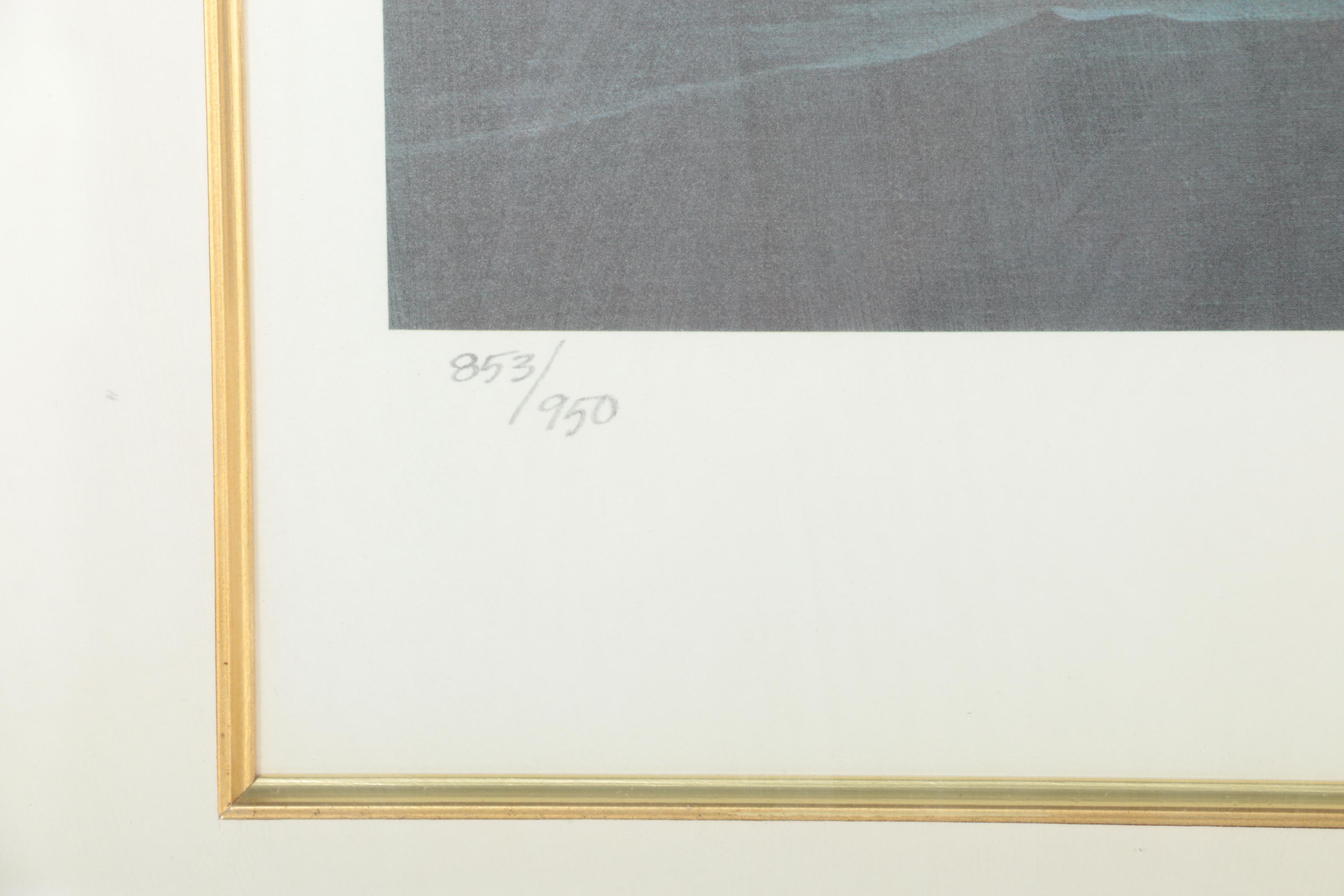 John McCray Limited Edition Offset Lithograph "The Schooner Yacht America"