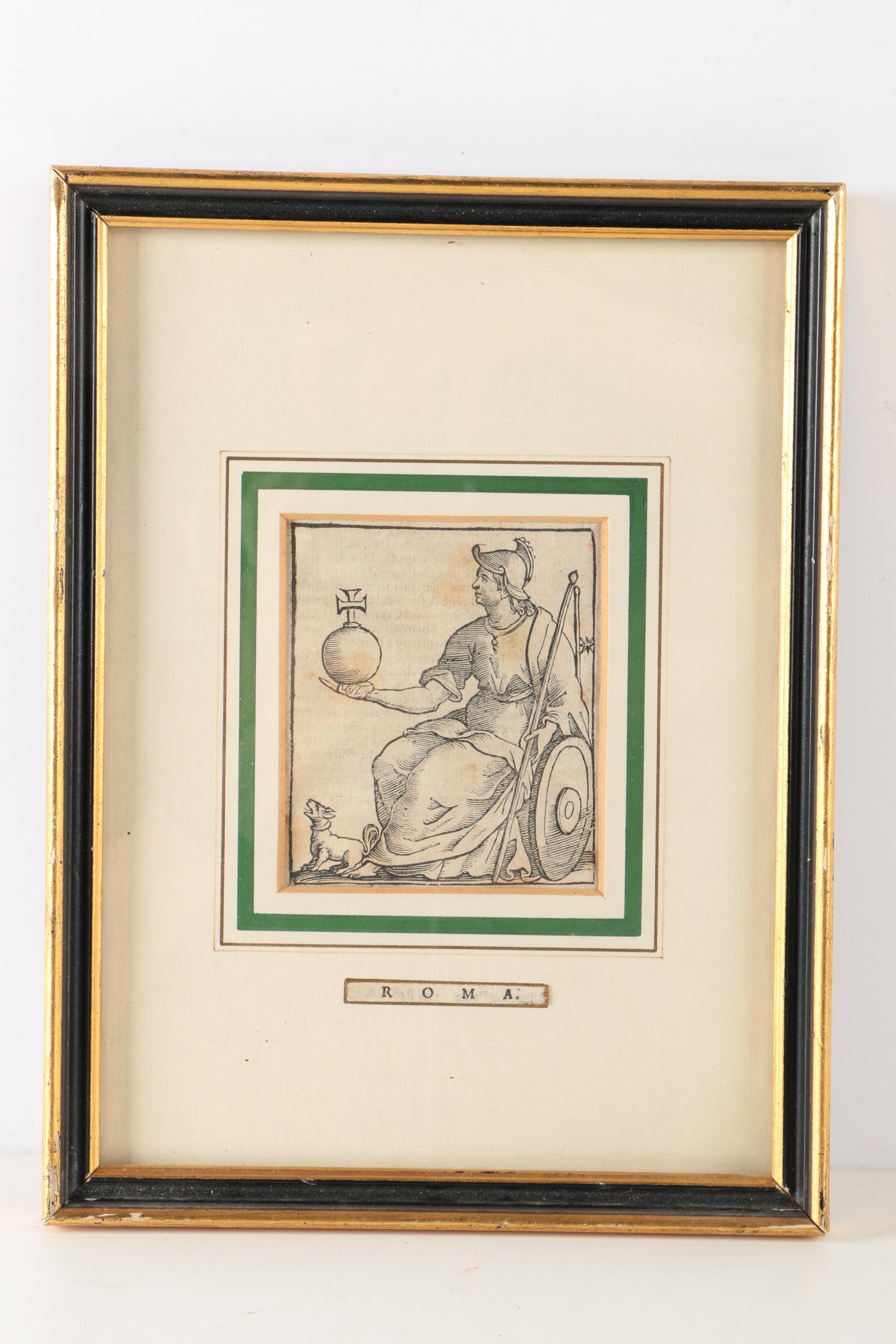 Woodcut Illustrations From Cesare Ripa's "Iconologia"