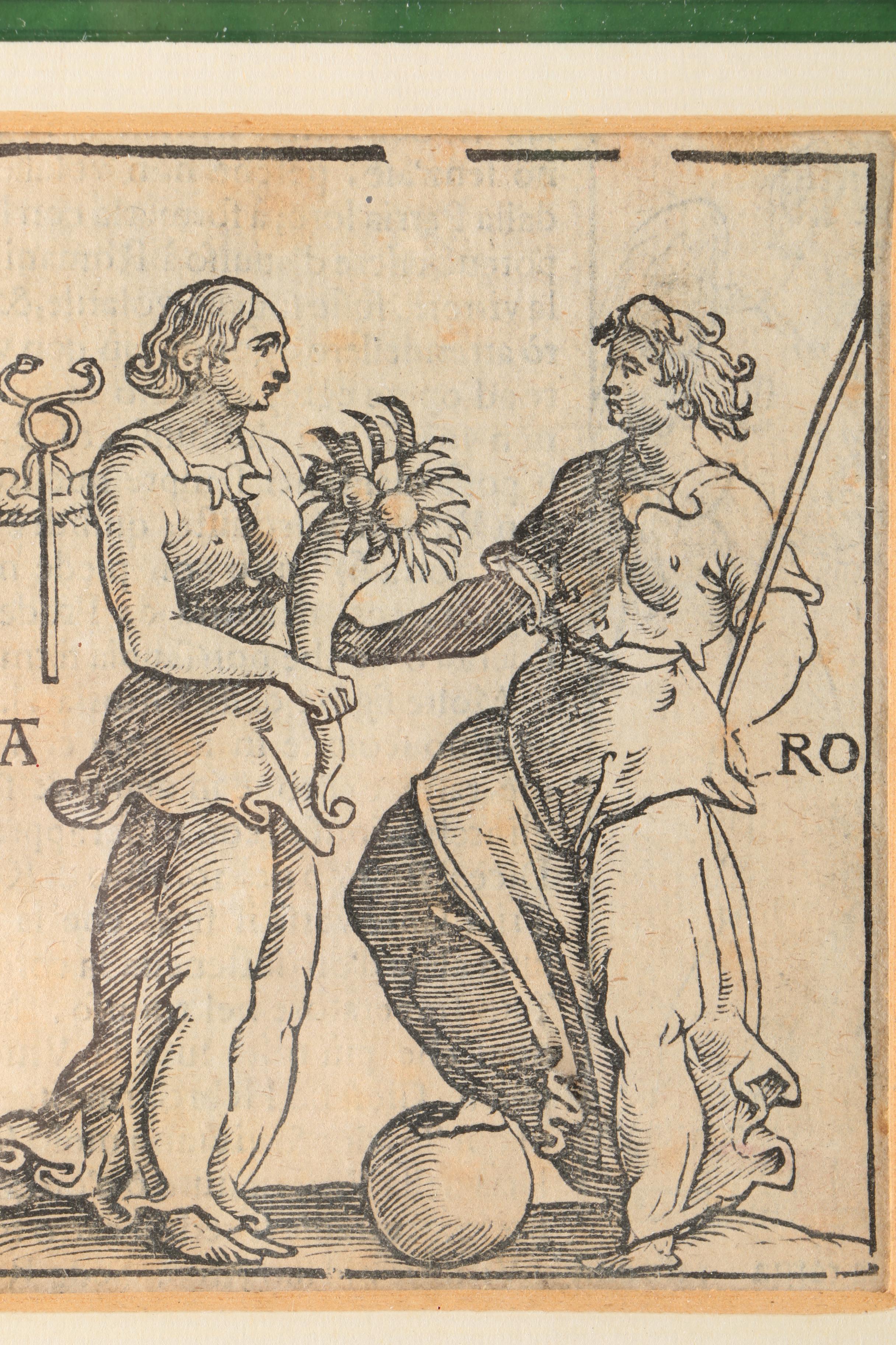 Woodcut Illustrations From Cesare Ripa's "Iconologia"