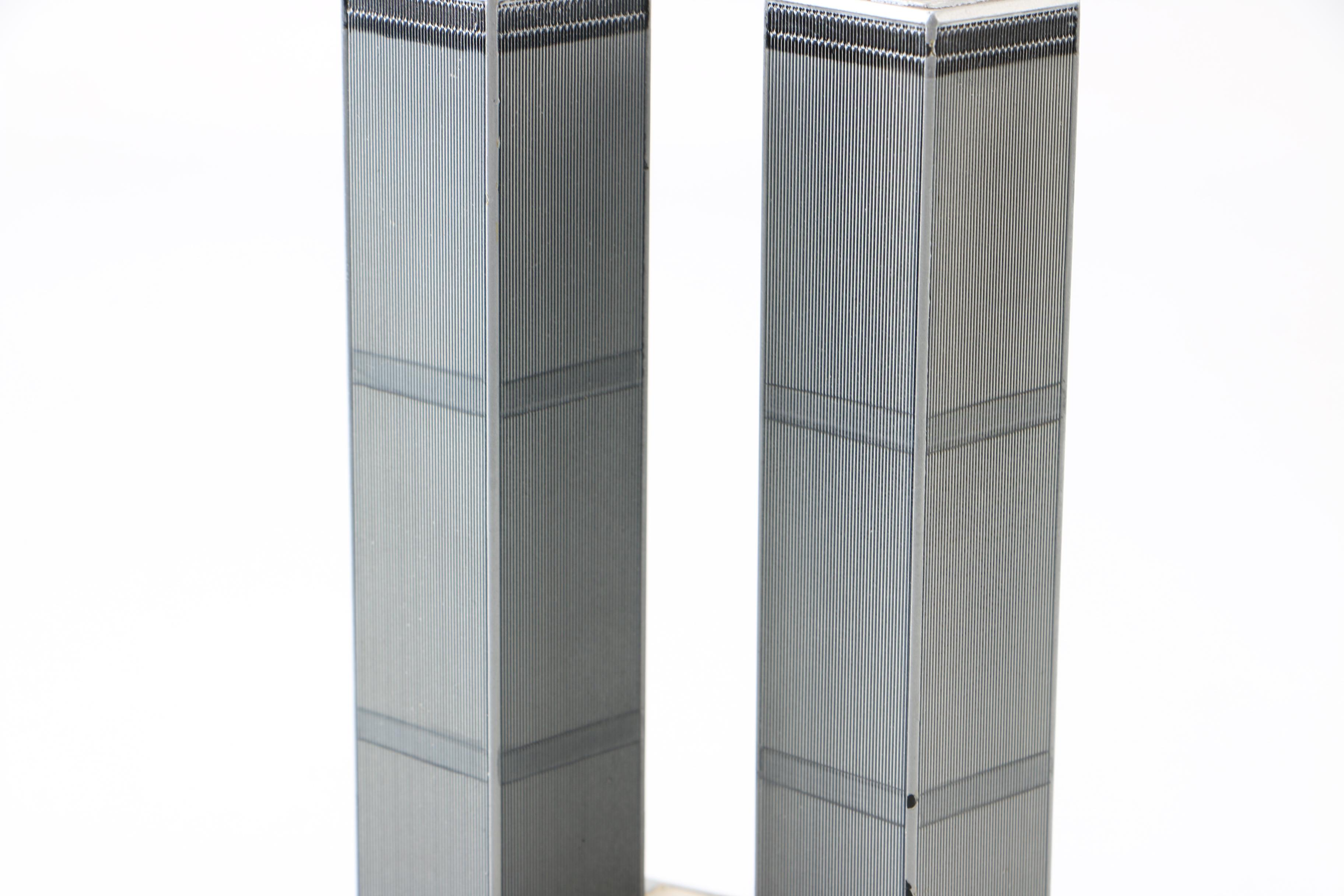 Statue of Liberty and Twin Tower Scale Models