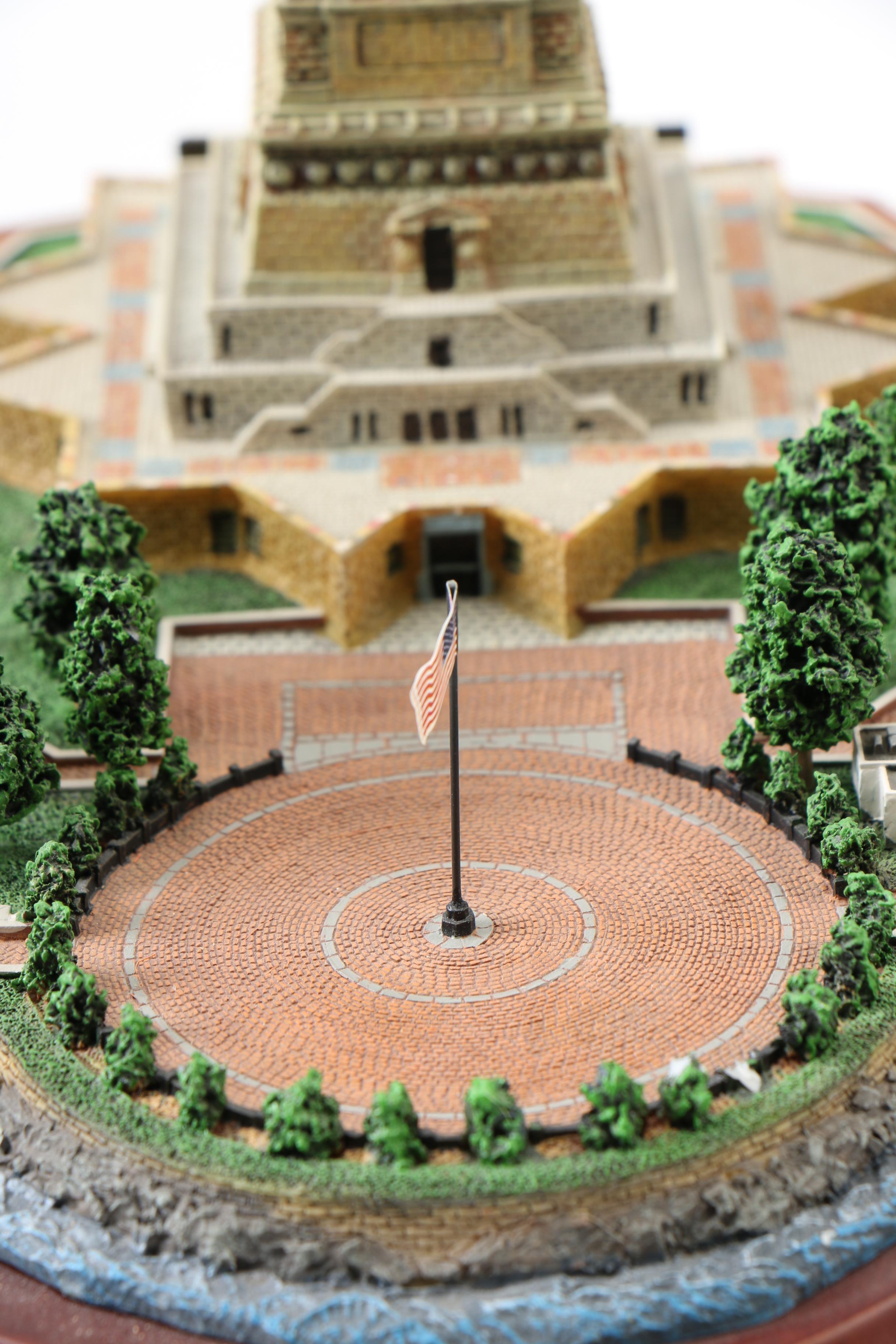 Statue of Liberty and Twin Tower Scale Models