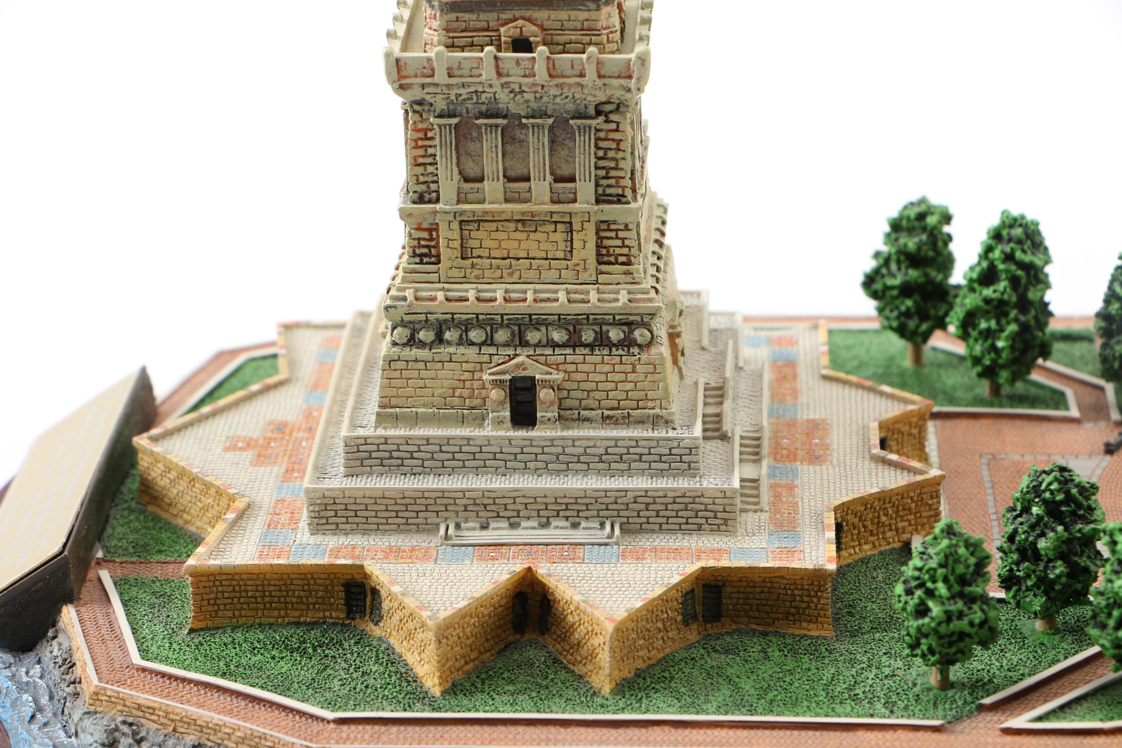 Statue of Liberty and Twin Tower Scale Models