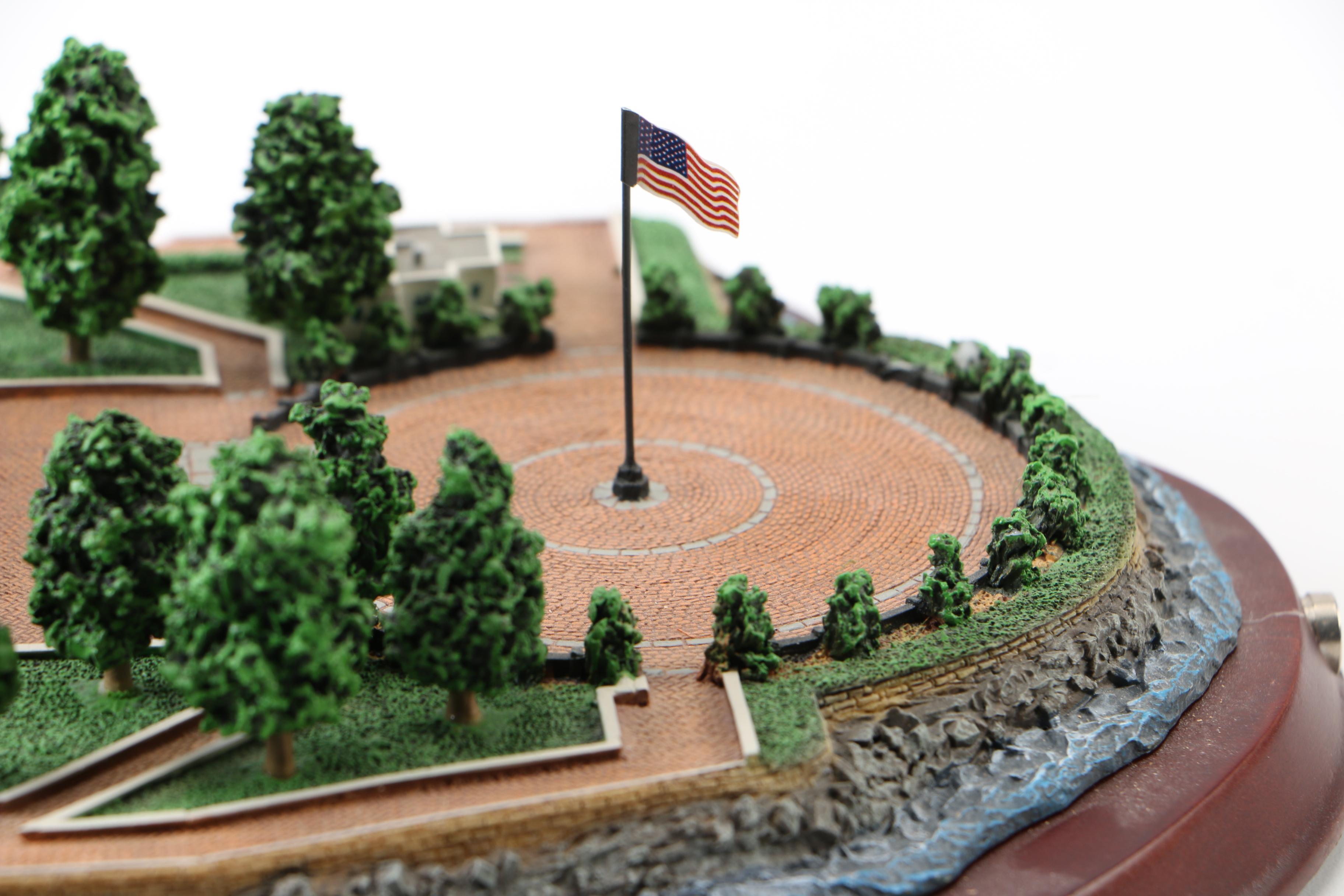 Statue of Liberty and Twin Tower Scale Models
