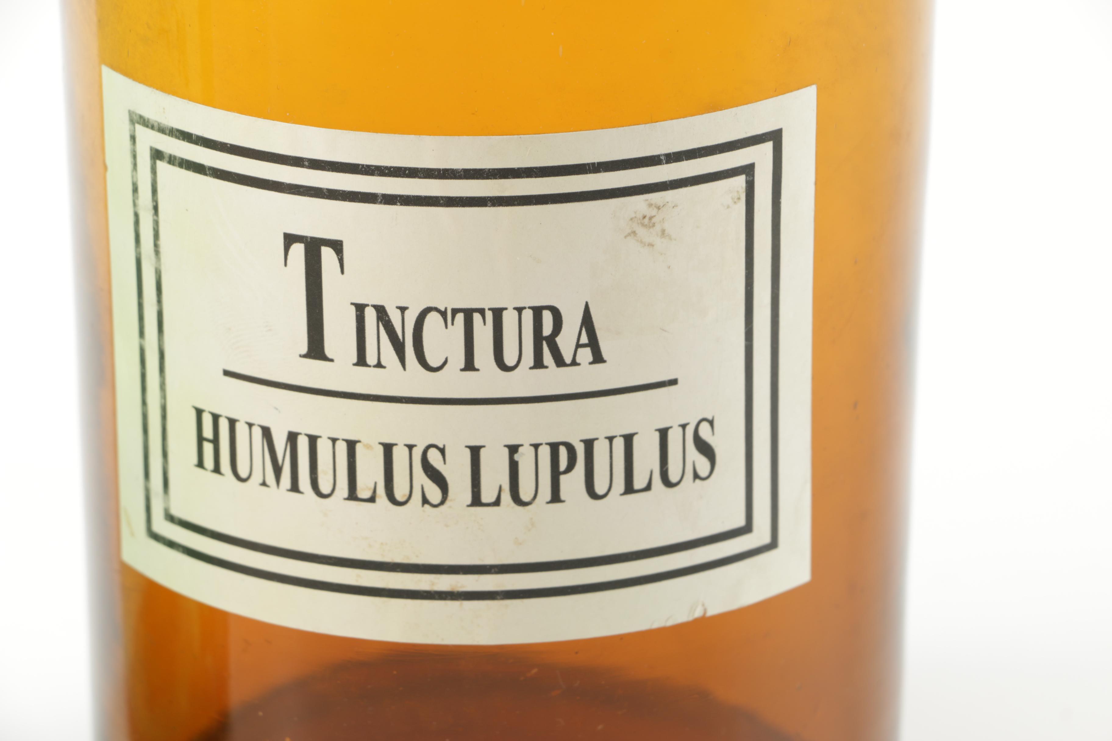 Assortment of Amber Glass Bottles