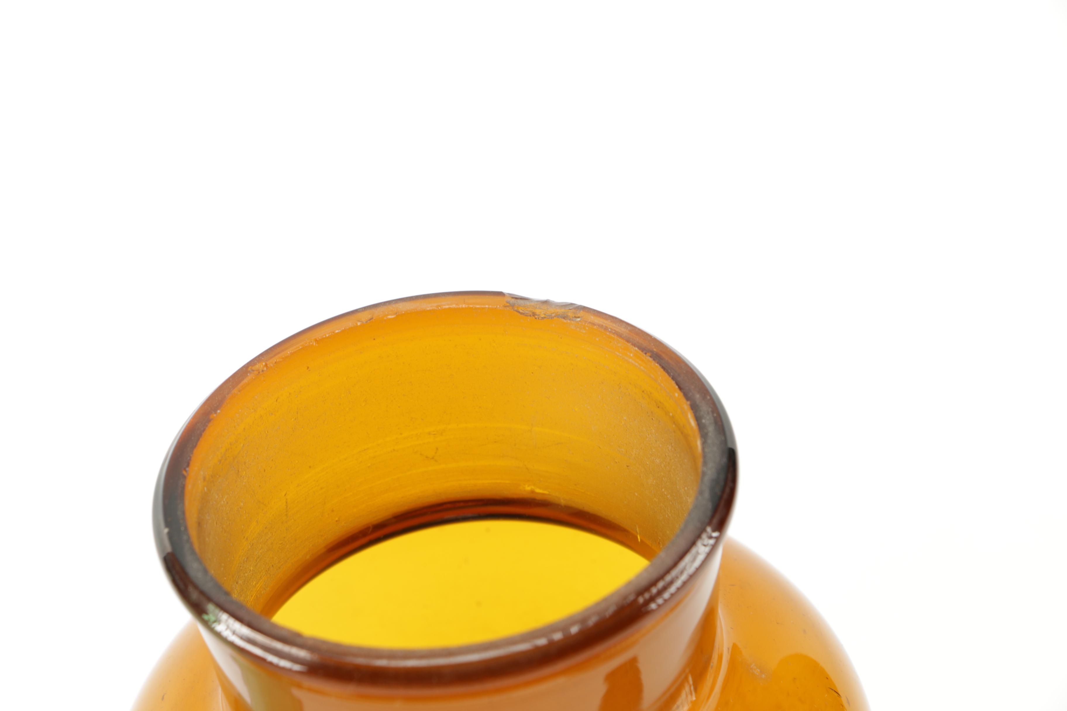 Assortment of Amber Glass Bottles