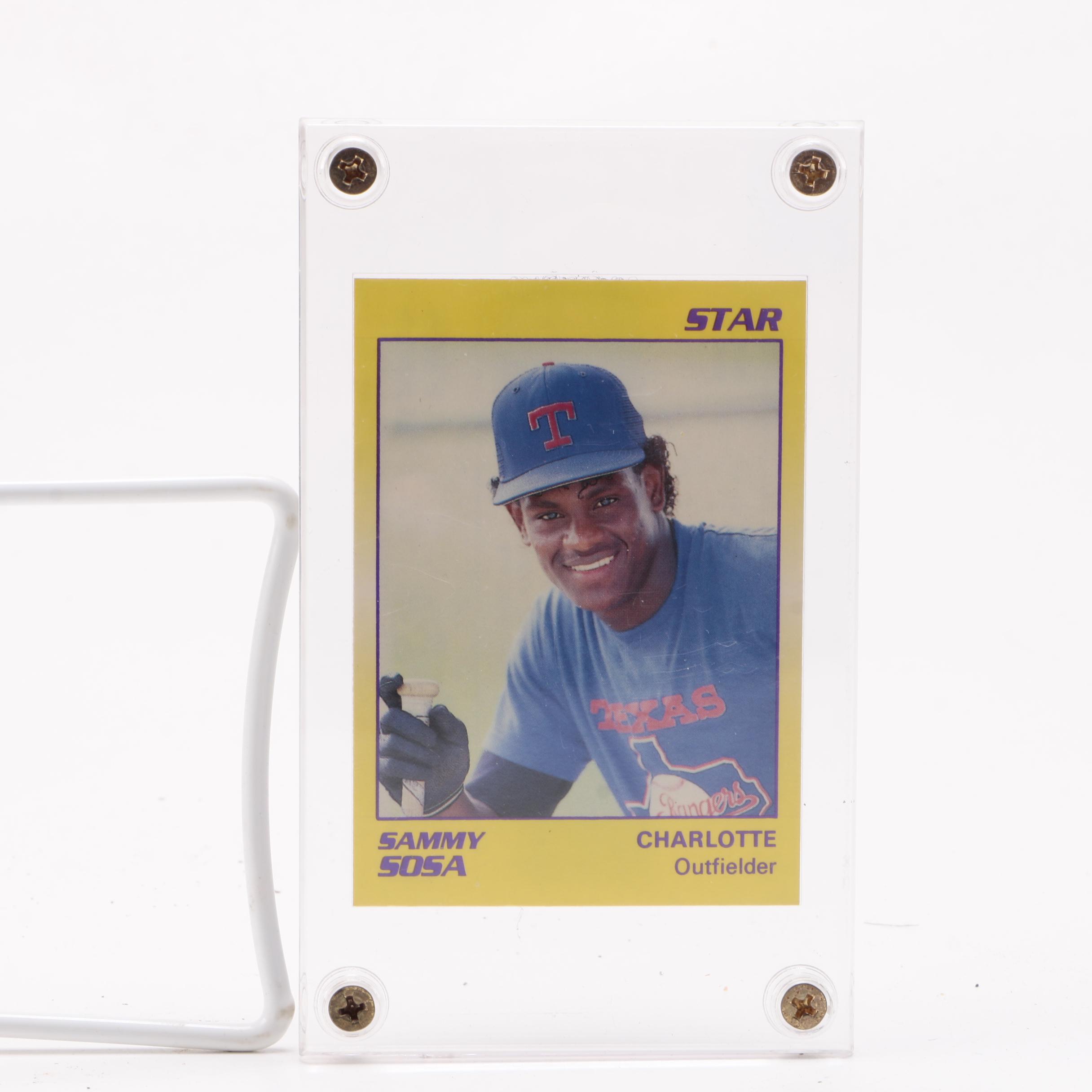 1990 Sammy Sosa Star Trading Card